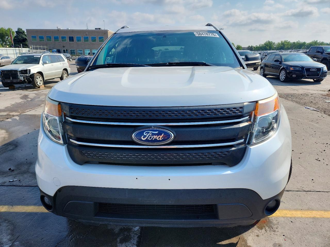 2012 Ford Explorer Limited White vin: 1FMHK8F83CGA35518