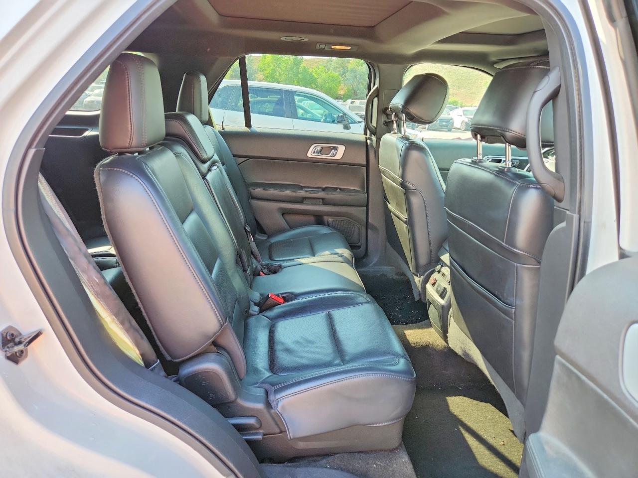 2012 Ford Explorer Limited White vin: 1FMHK8F83CGA35518