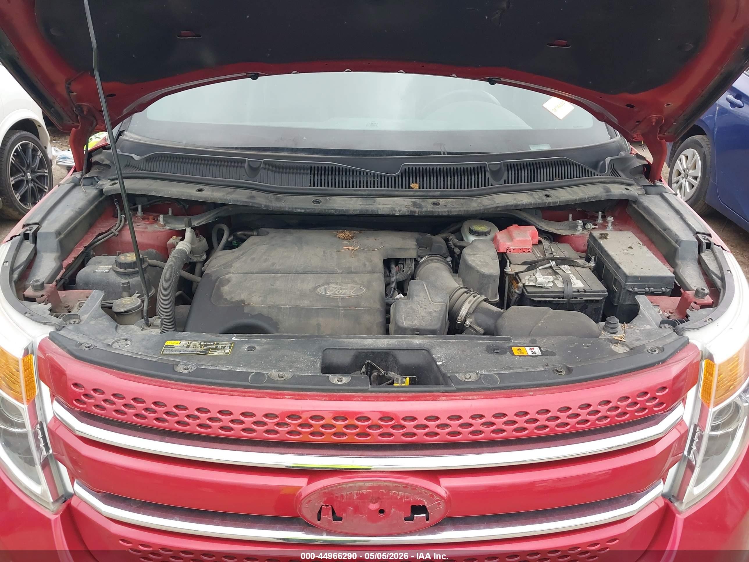2012 Ford Explorer Limited Red vin: 1FMHK8F83CGA43506