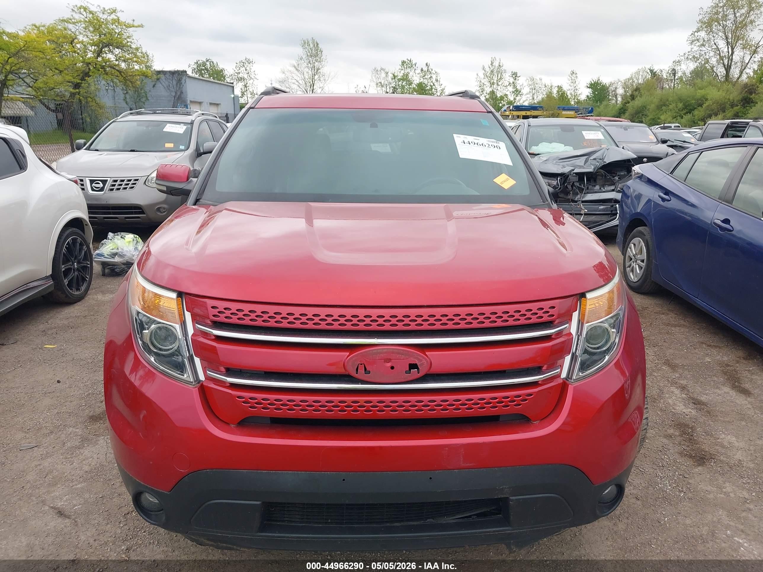 2012 Ford Explorer Limited Red vin: 1FMHK8F83CGA43506