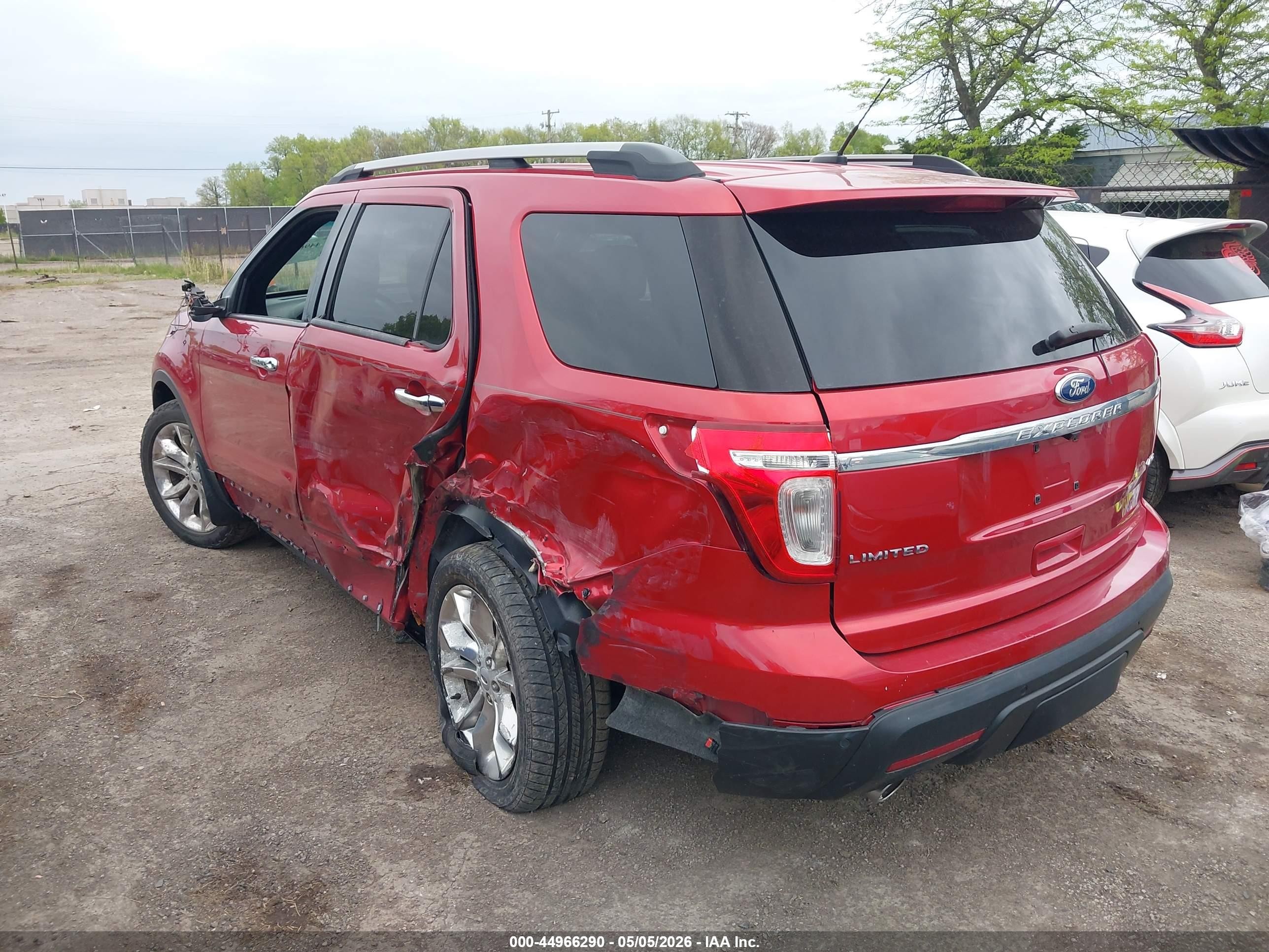 2012 Ford Explorer Limited Red vin: 1FMHK8F83CGA43506