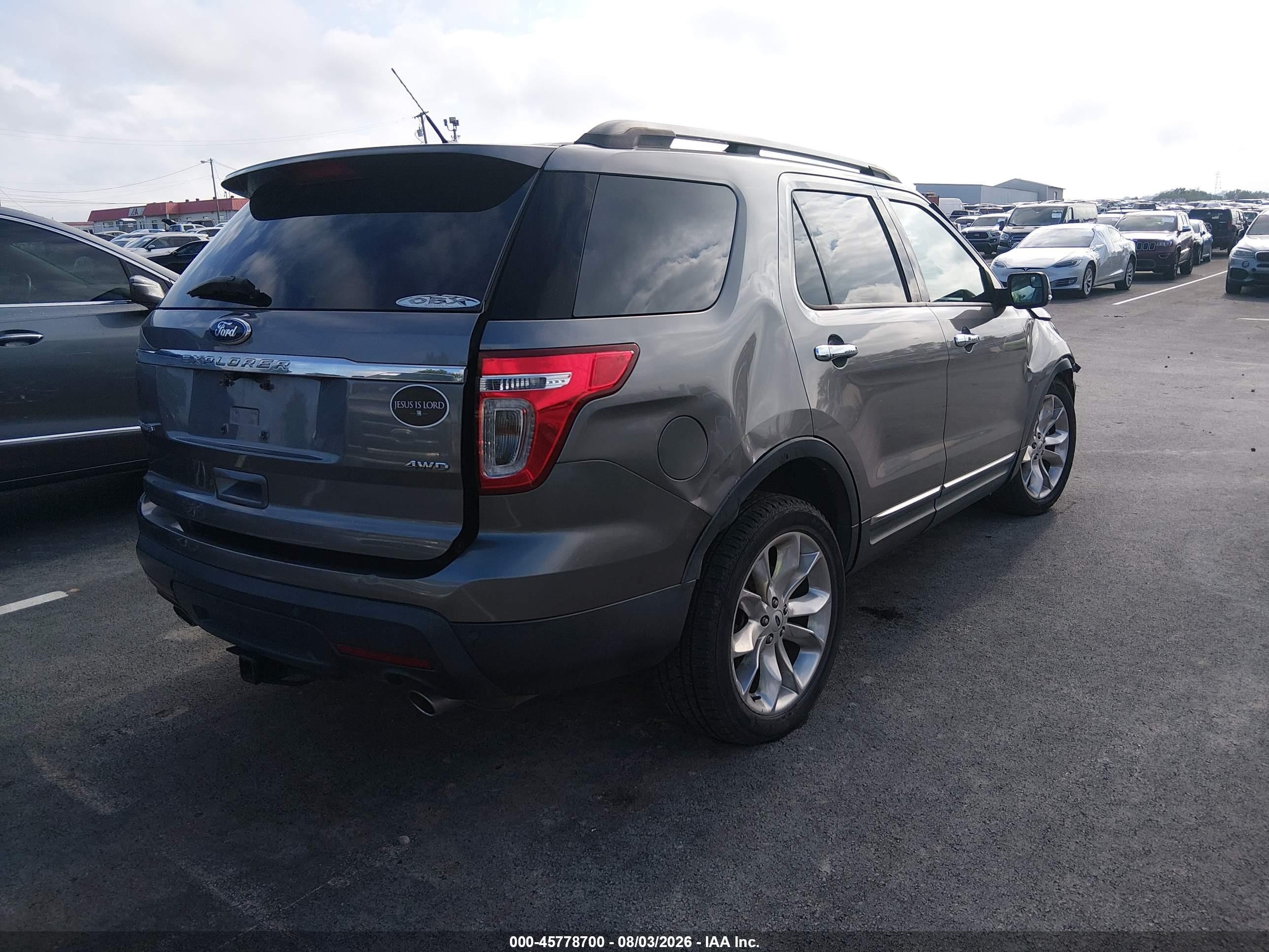 2012 Ford Explorer Limited Gray vin: 1FMHK8F83CGA66459