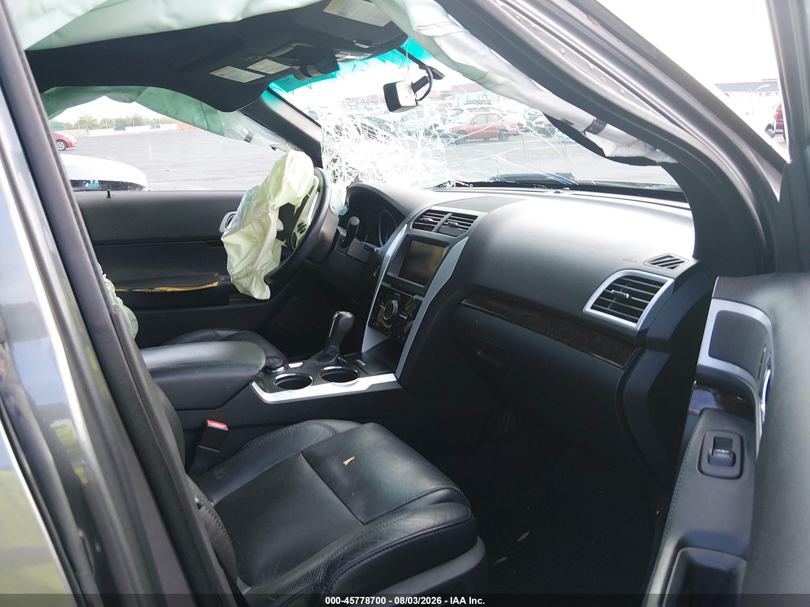 2012 Ford Explorer Limited Gray vin: 1FMHK8F83CGA66459
