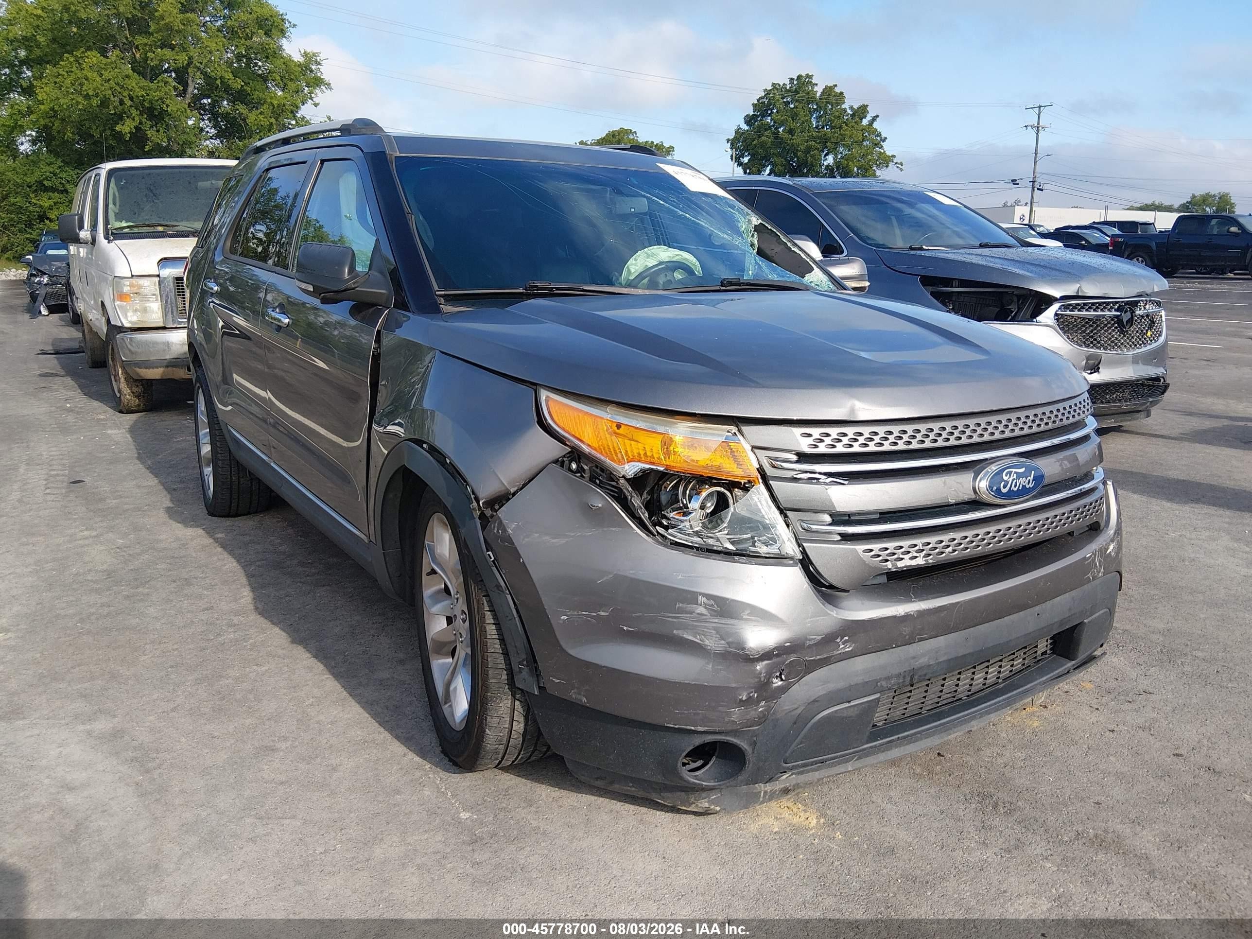 2012 Ford Explorer Limited Gray vin: 1FMHK8F83CGA66459