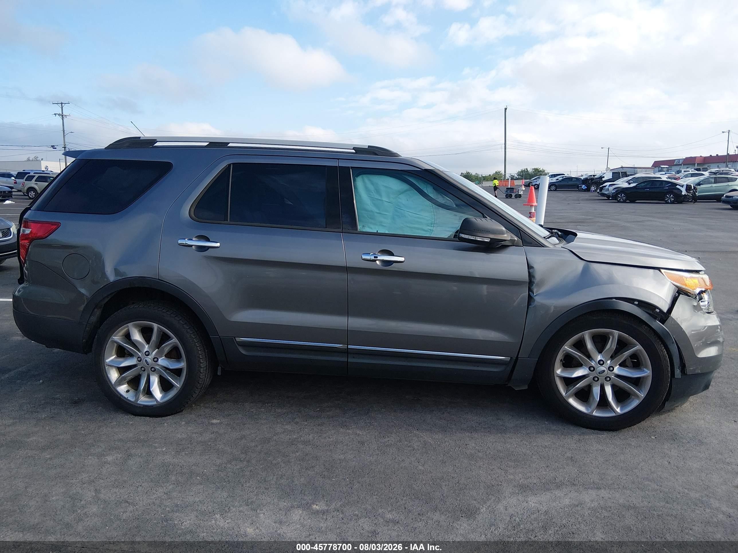 2012 Ford Explorer Limited Gray vin: 1FMHK8F83CGA66459
