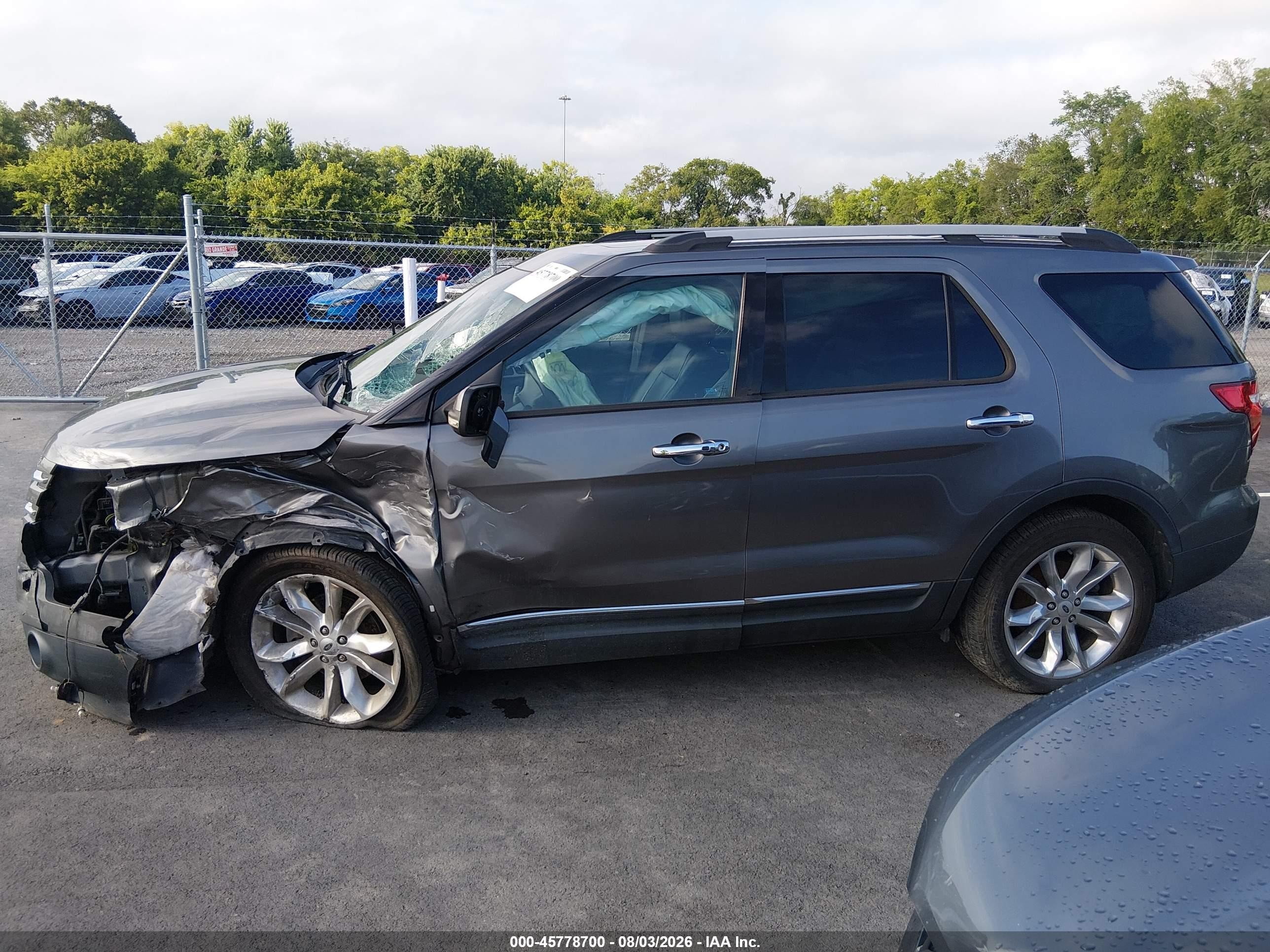 2012 Ford Explorer Limited Gray vin: 1FMHK8F83CGA66459