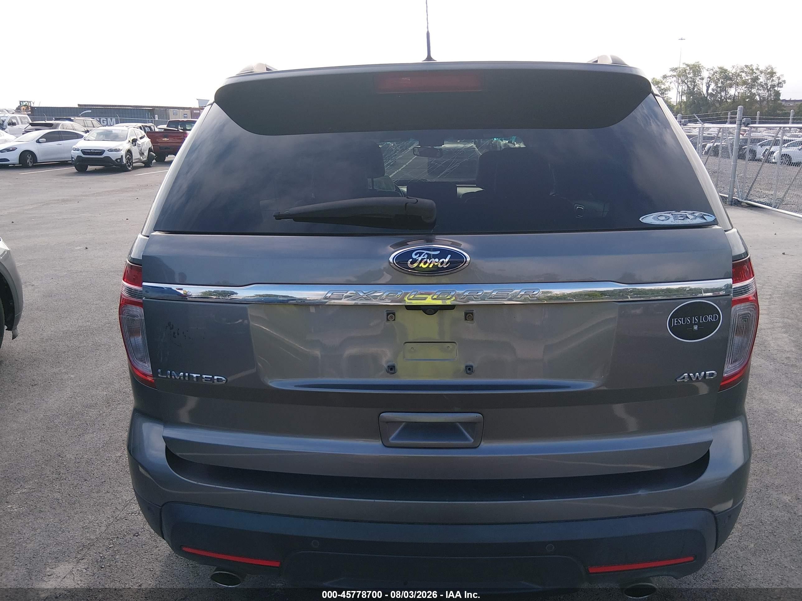 2012 Ford Explorer Limited Gray vin: 1FMHK8F83CGA66459