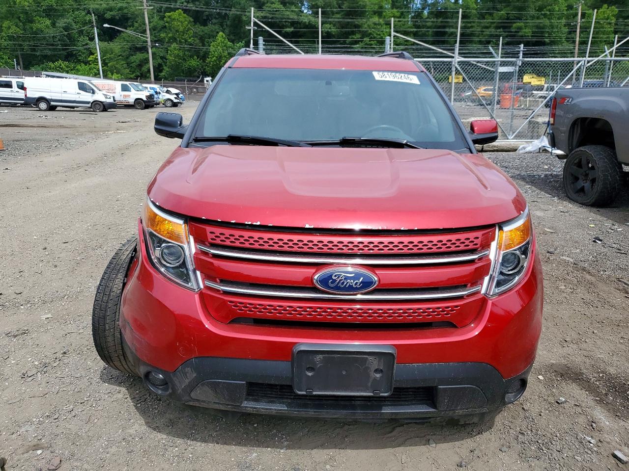2012 Ford Explorer Limited Красный vin: 1FMHK8F83CGA80247