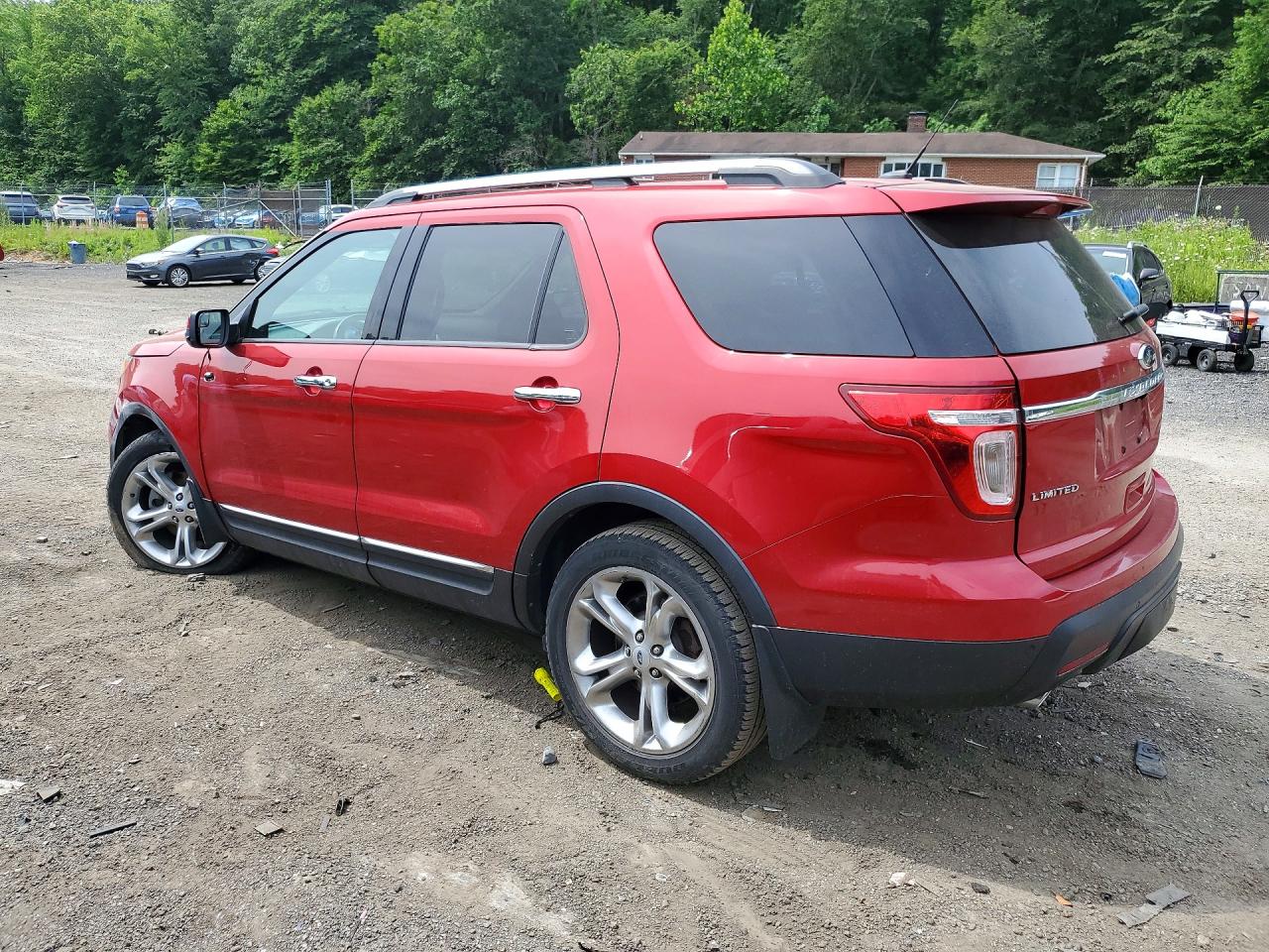 2012 Ford Explorer Limited Красный vin: 1FMHK8F83CGA80247