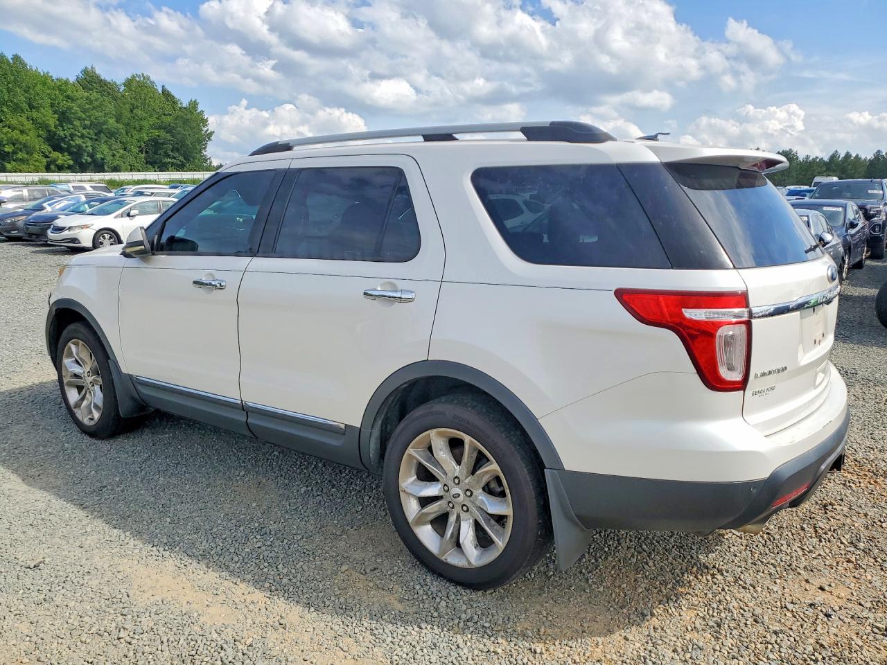 2012 Ford Explorer Limited White vin: 1FMHK8F83CGA81415