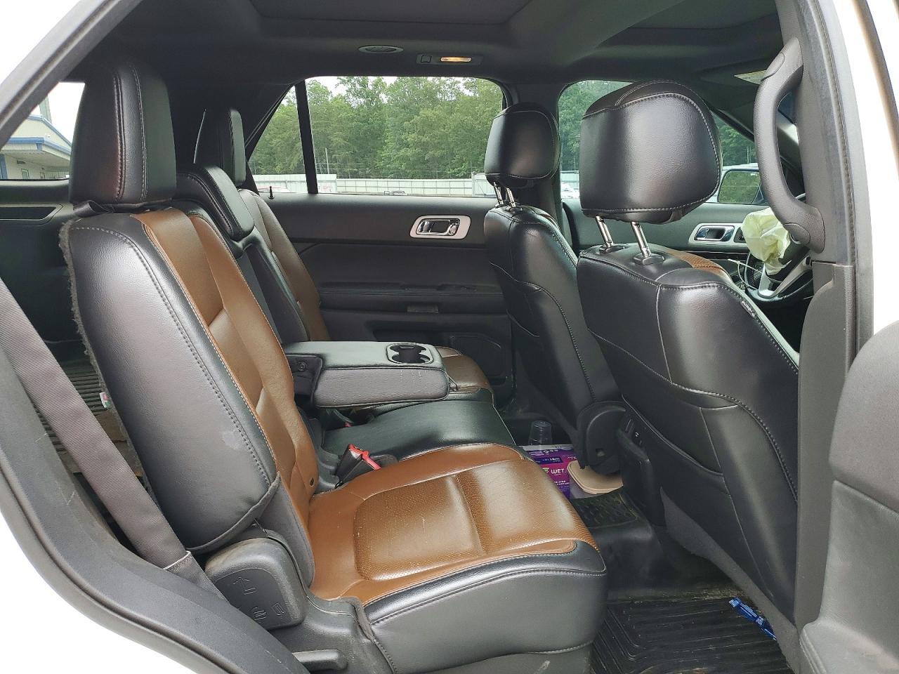 2012 Ford Explorer Limited White vin: 1FMHK8F83CGA81415