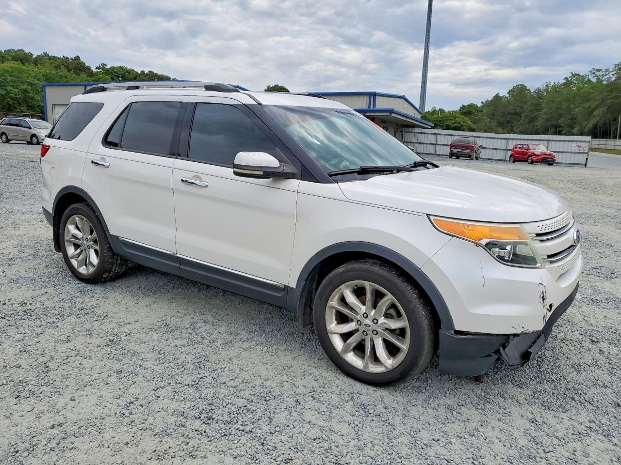 2012 Ford Explorer Limited White vin: 1FMHK8F83CGA81415