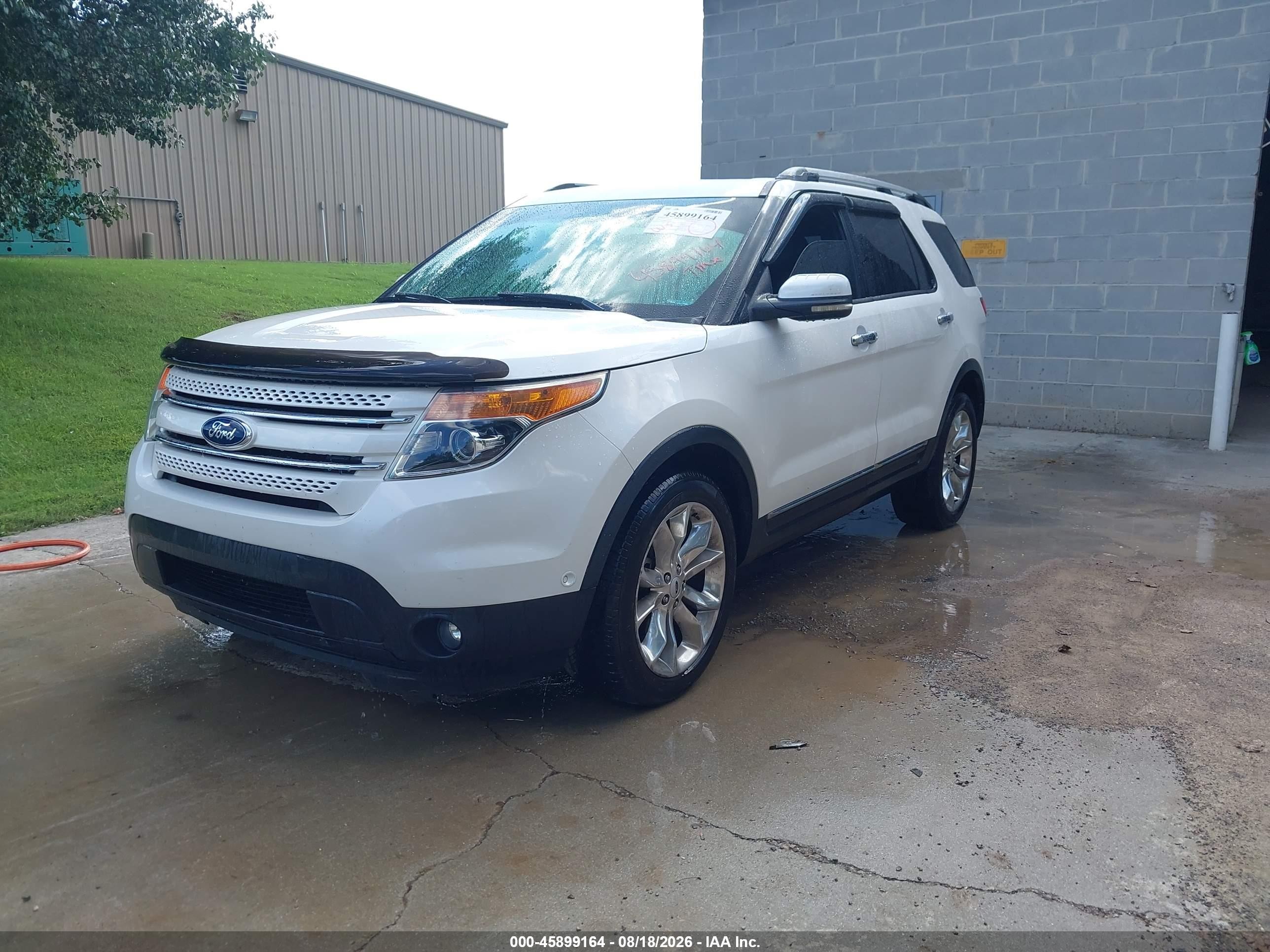 2012 Ford Explorer Limited White vin: 1FMHK8F83CGA98327