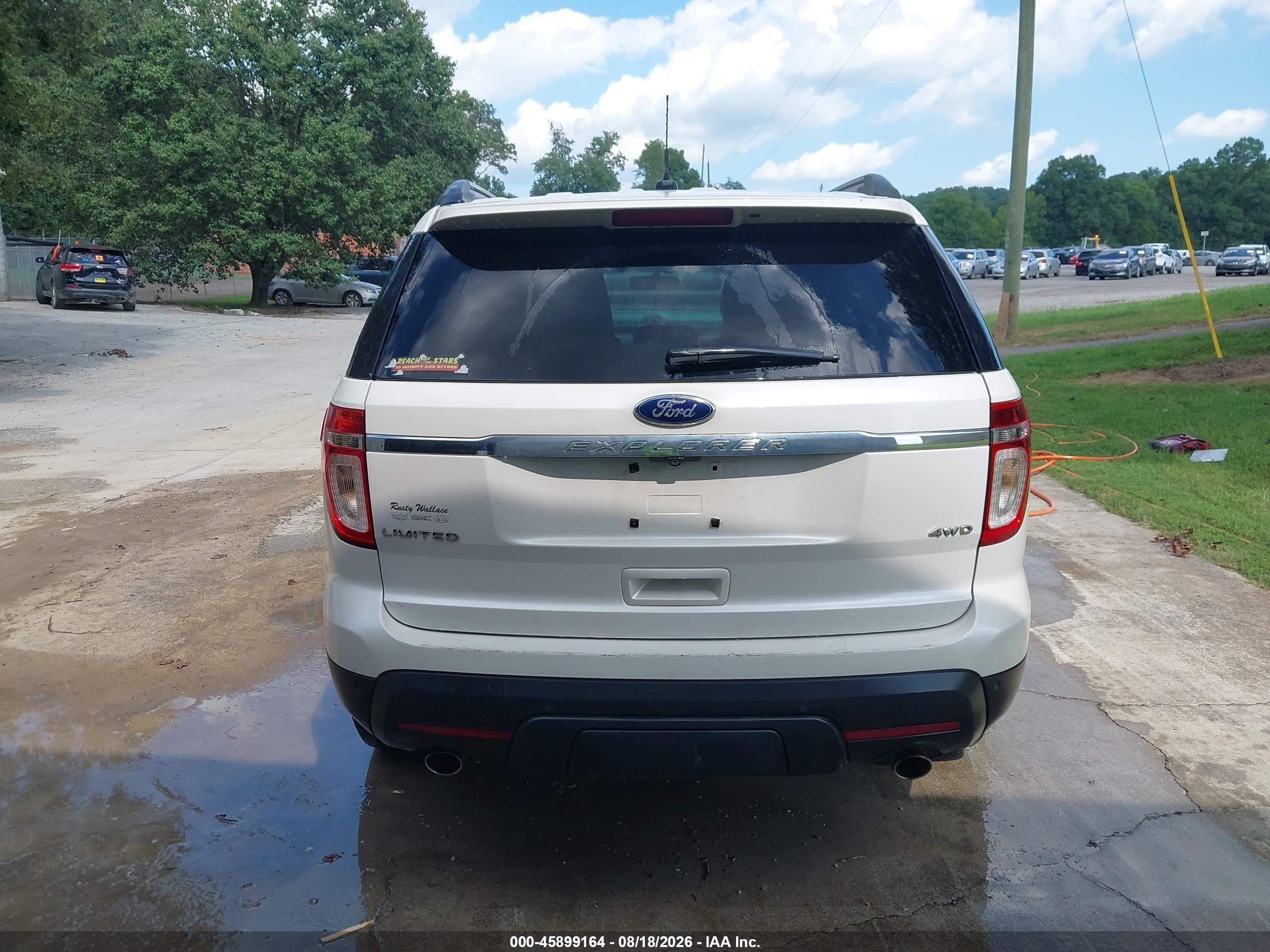 2012 Ford Explorer Limited White vin: 1FMHK8F83CGA98327