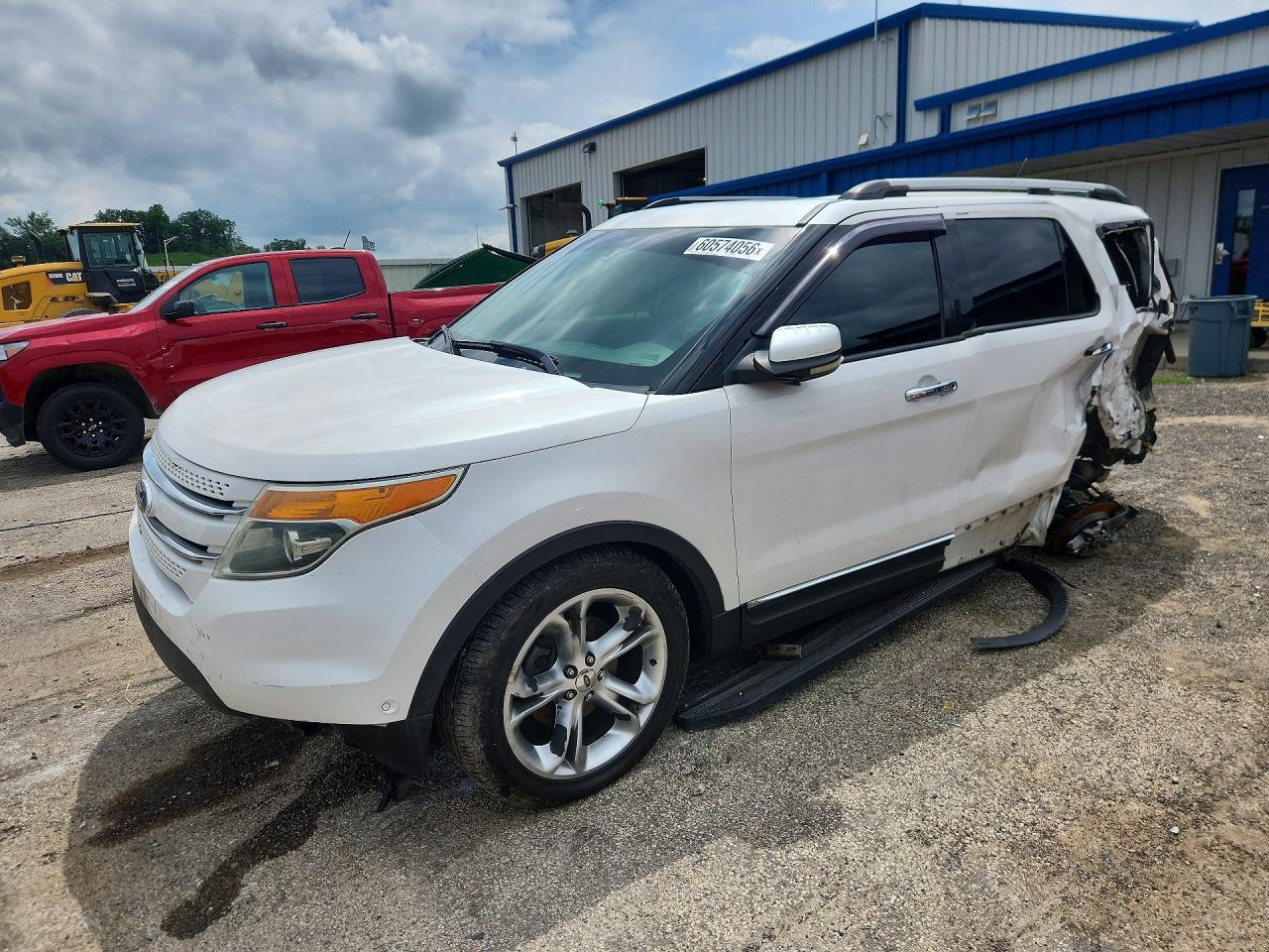 2011 Ford Explorer White vin: 1FMHK8F84BGA01246