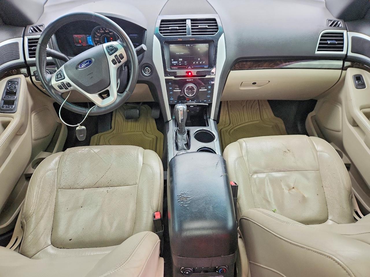 2011 Ford Explorer White vin: 1FMHK8F84BGA01246