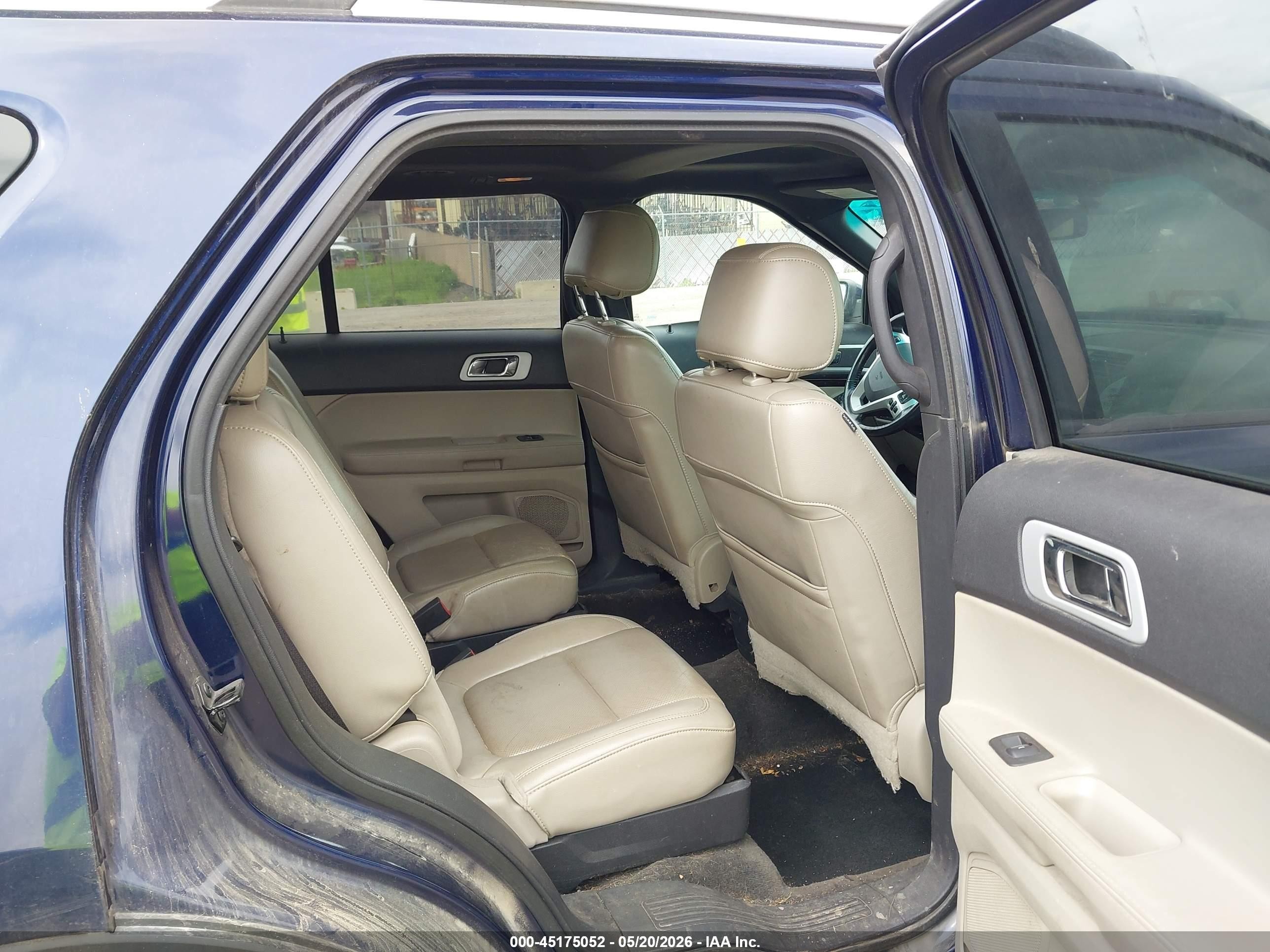 2011 Ford Explorer Limited Dark Blue vin: 1FMHK8F84BGA18113