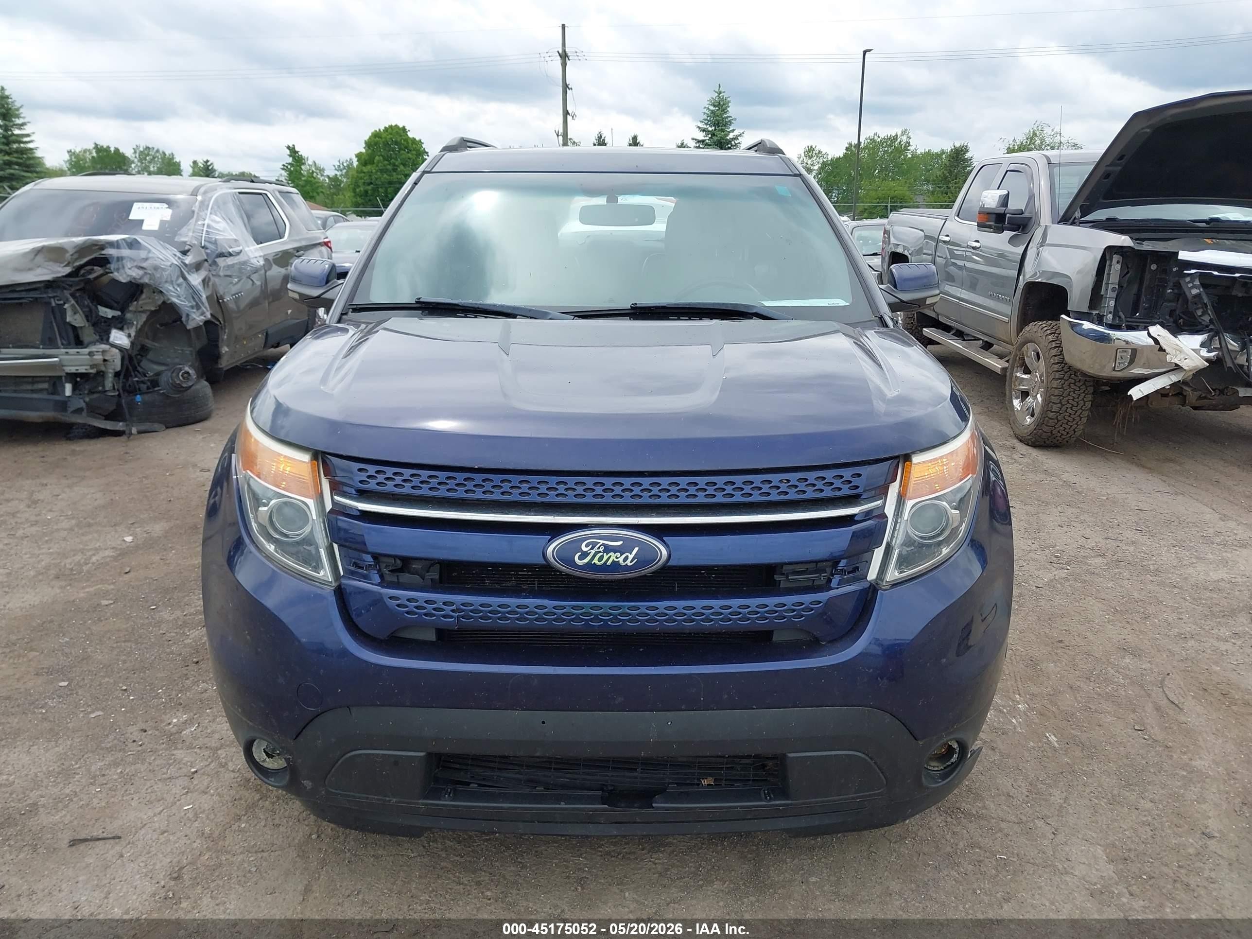 2011 Ford Explorer Limited Dark Blue vin: 1FMHK8F84BGA18113