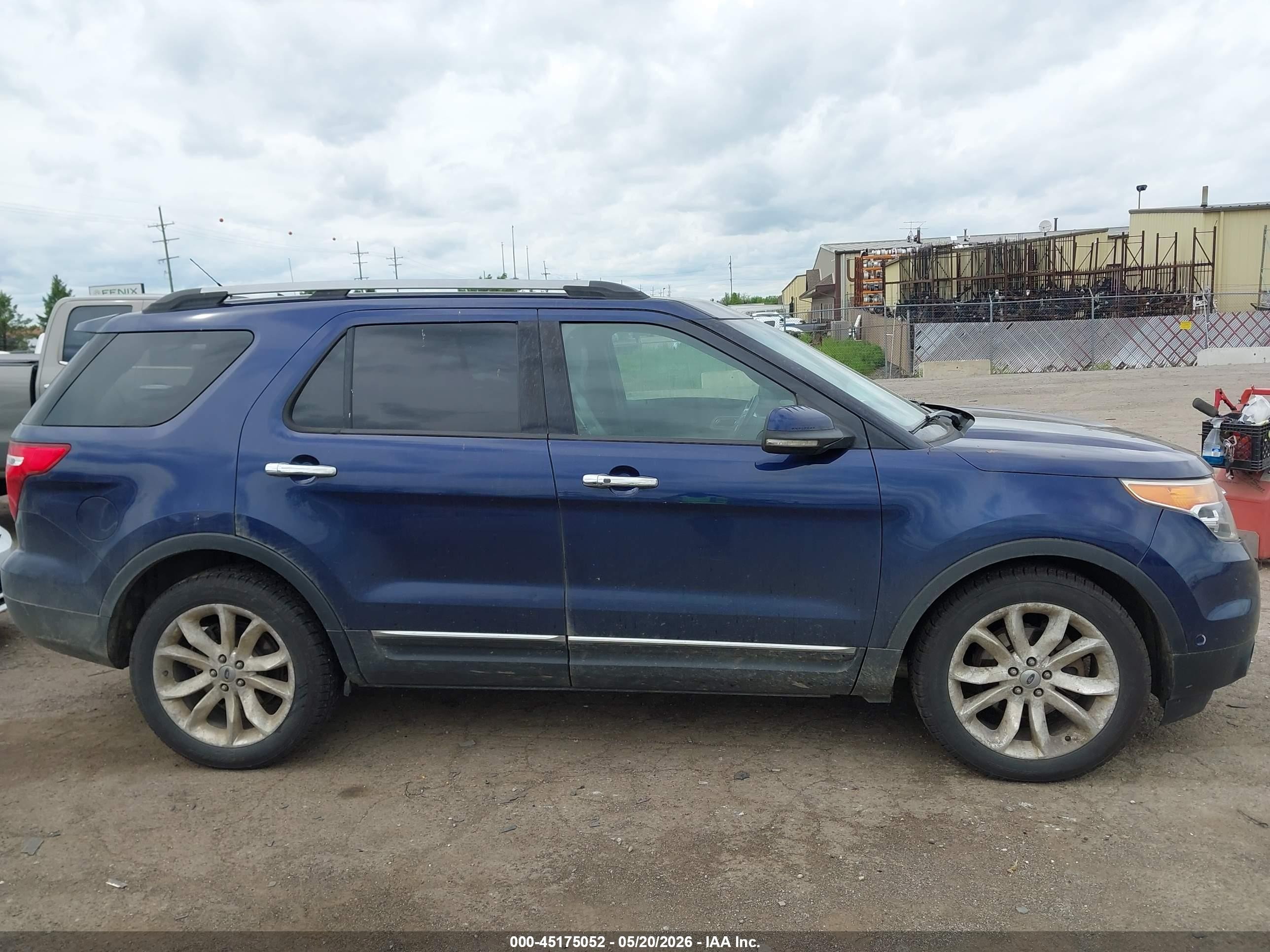 2011 Ford Explorer Limited Dark Blue vin: 1FMHK8F84BGA18113