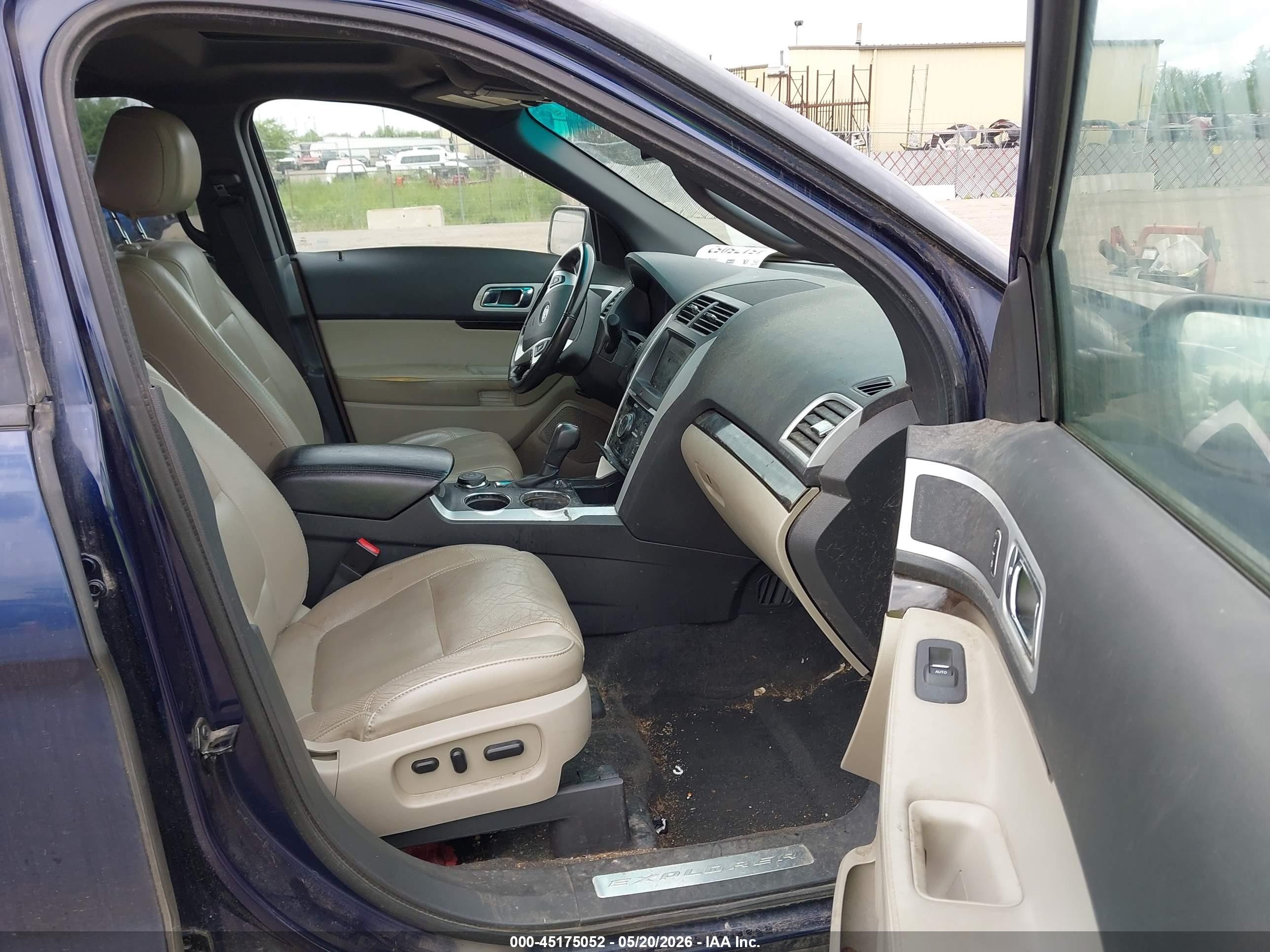 2011 Ford Explorer Limited Dark Blue vin: 1FMHK8F84BGA18113