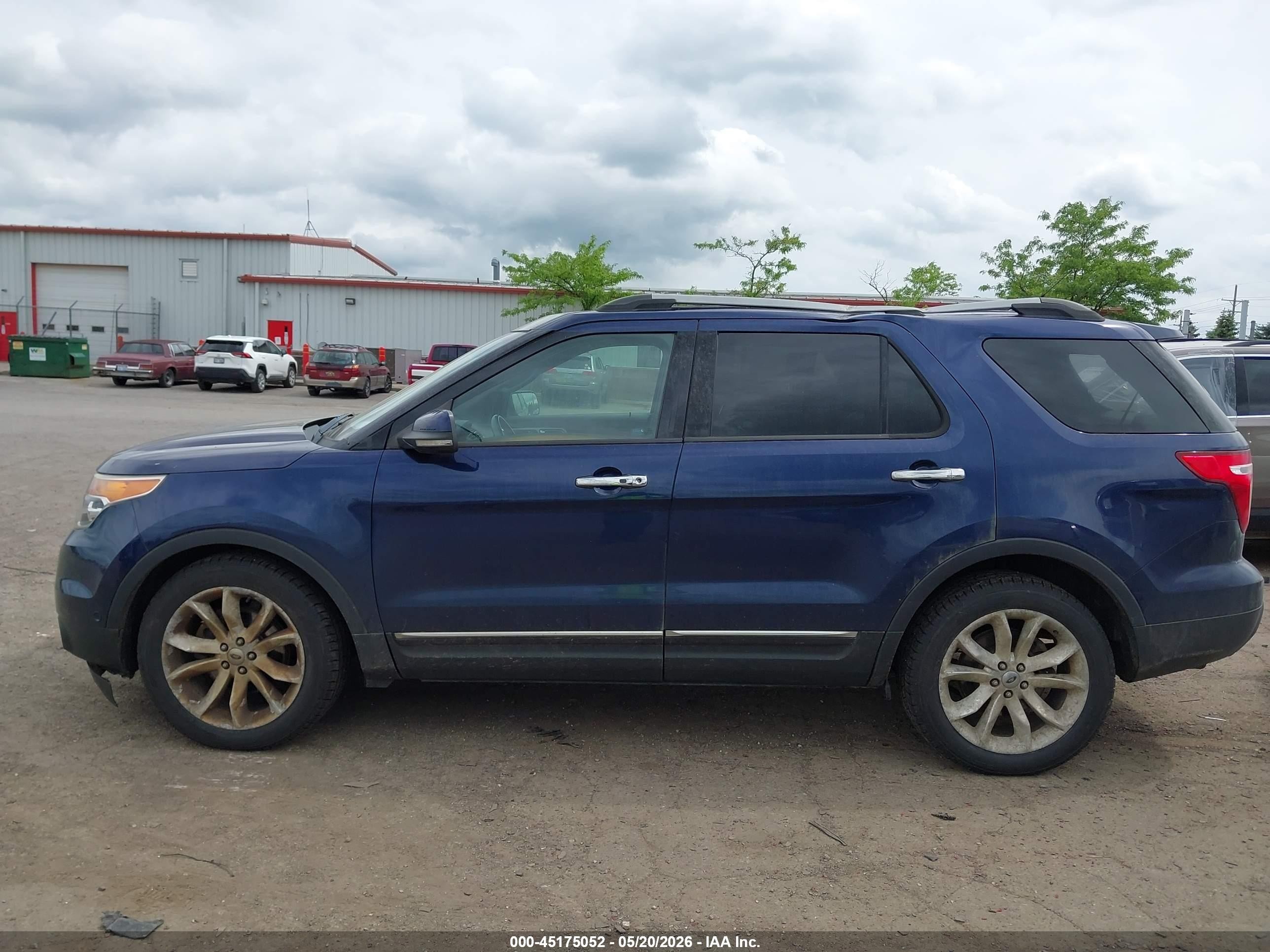 2011 Ford Explorer Limited Dark Blue vin: 1FMHK8F84BGA18113