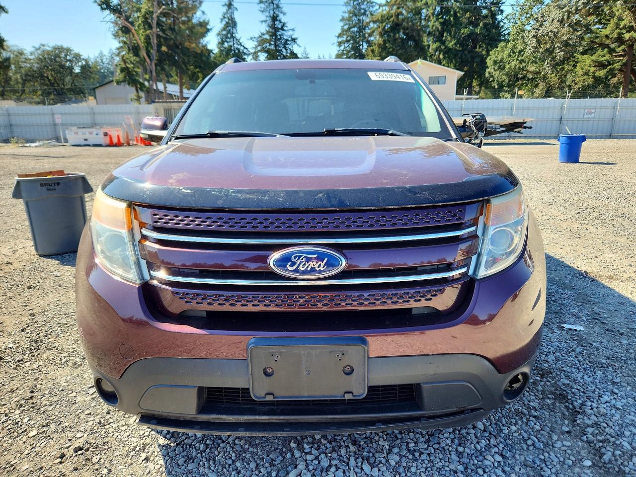 2011 Ford Explorer Limited Burgundy vin: 1FMHK8F84BGA70079