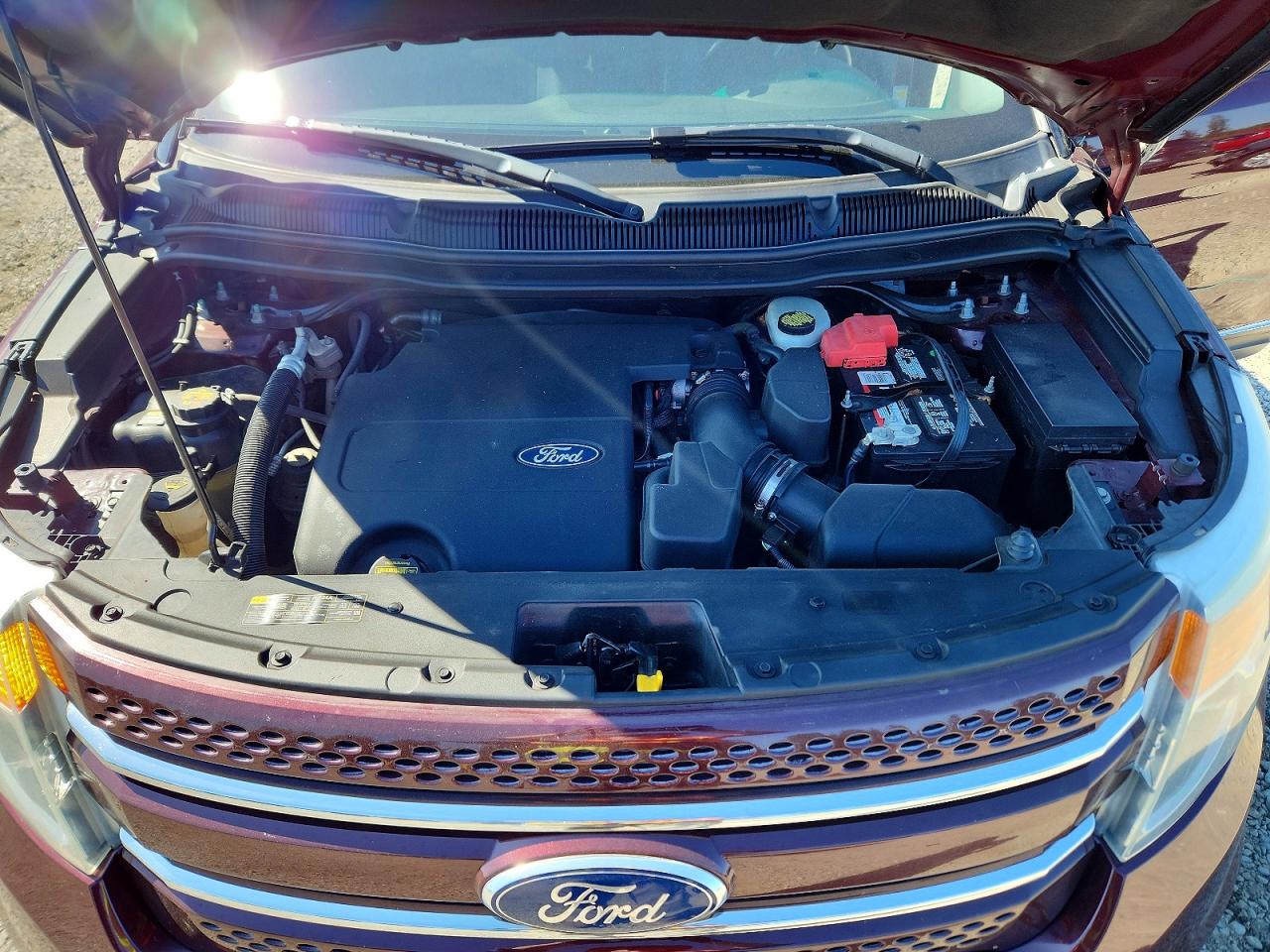 2011 Ford Explorer Limited Burgundy vin: 1FMHK8F84BGA70079