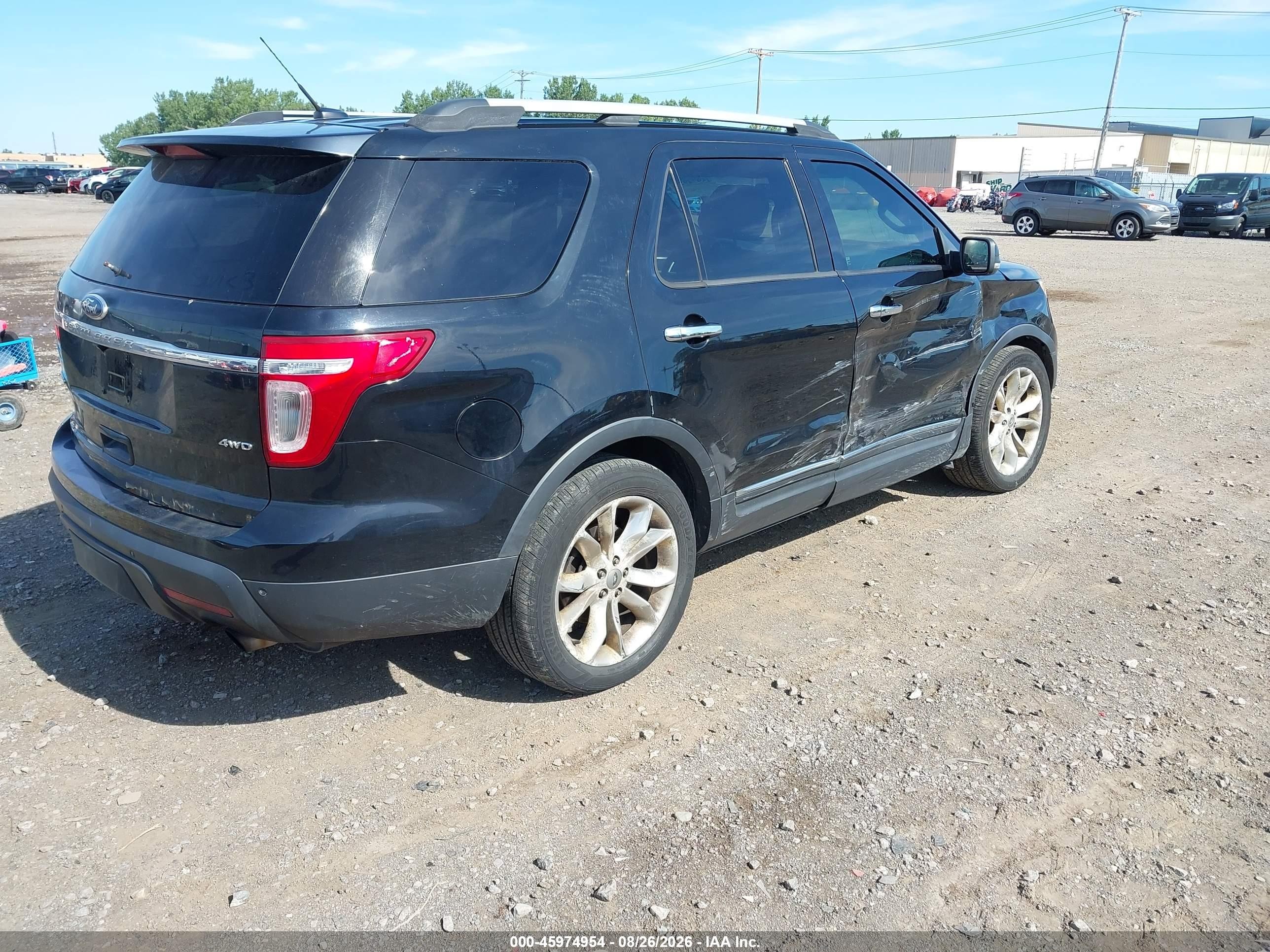 2011 Ford Explorer Limited Black vin: 1FMHK8F84BGA90011