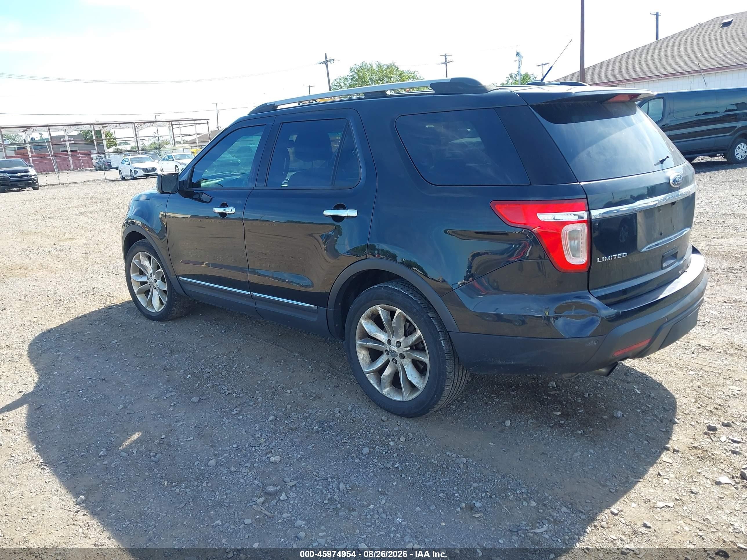 2011 Ford Explorer Limited Black vin: 1FMHK8F84BGA90011