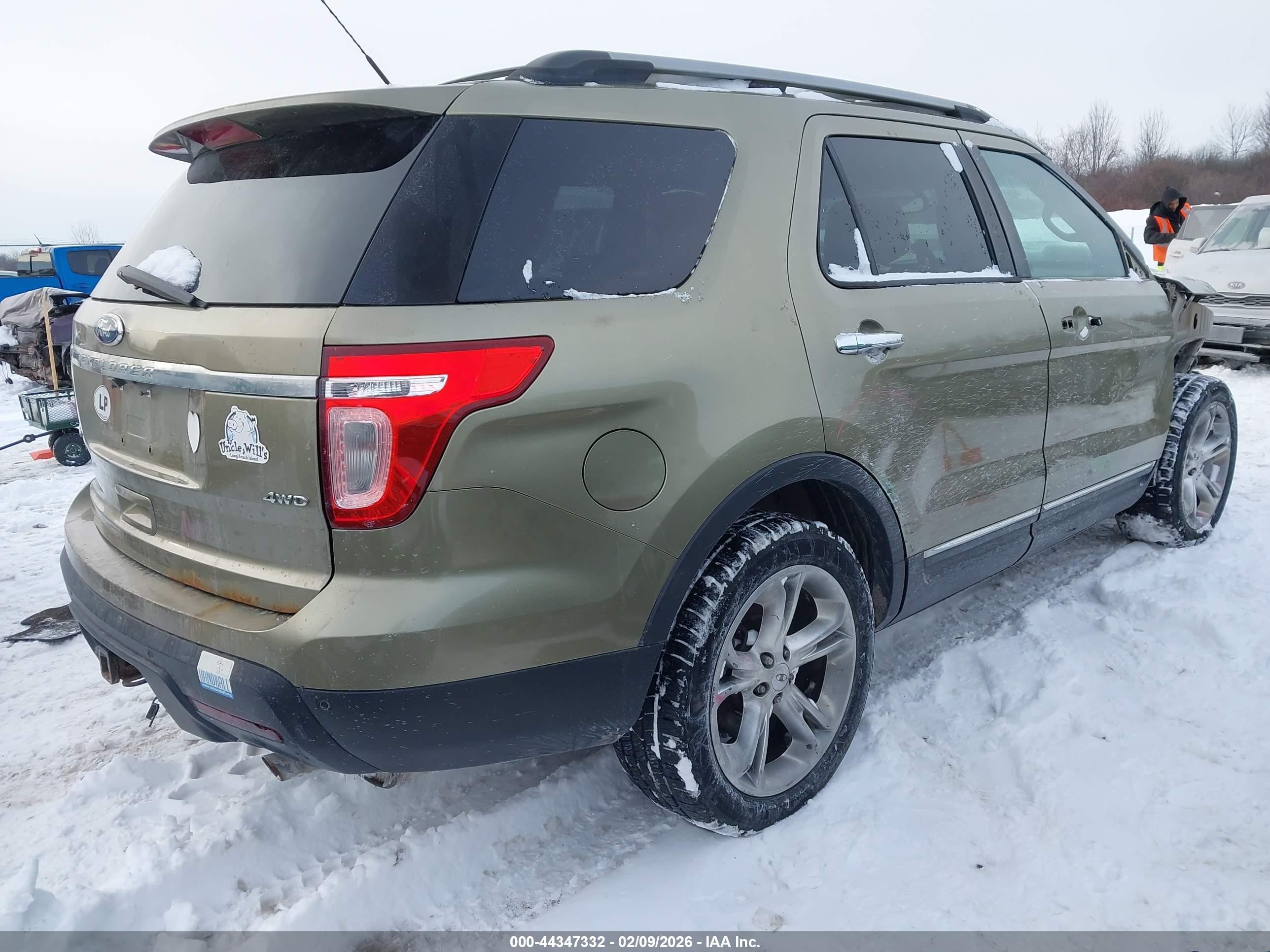 2012 Ford Explorer Limited Green vin: 1FMHK8F84CGA14905