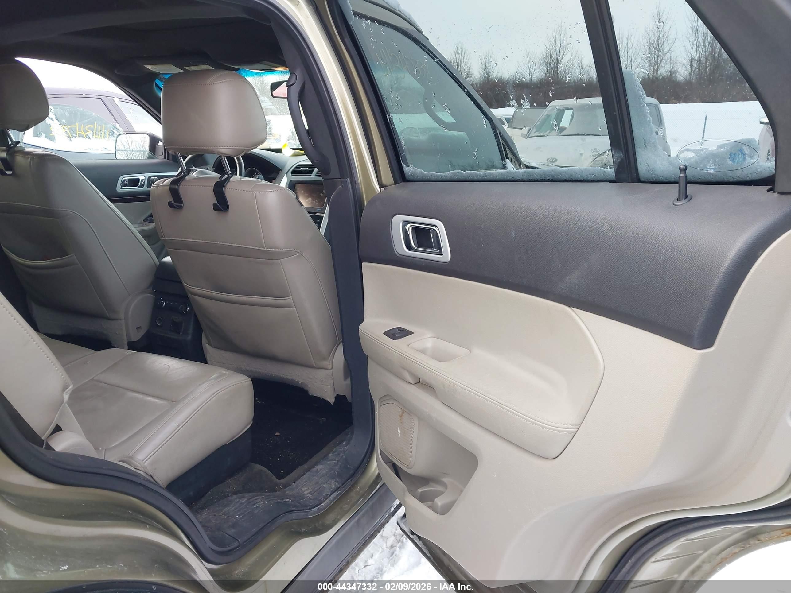 2012 Ford Explorer Limited Green vin: 1FMHK8F84CGA14905