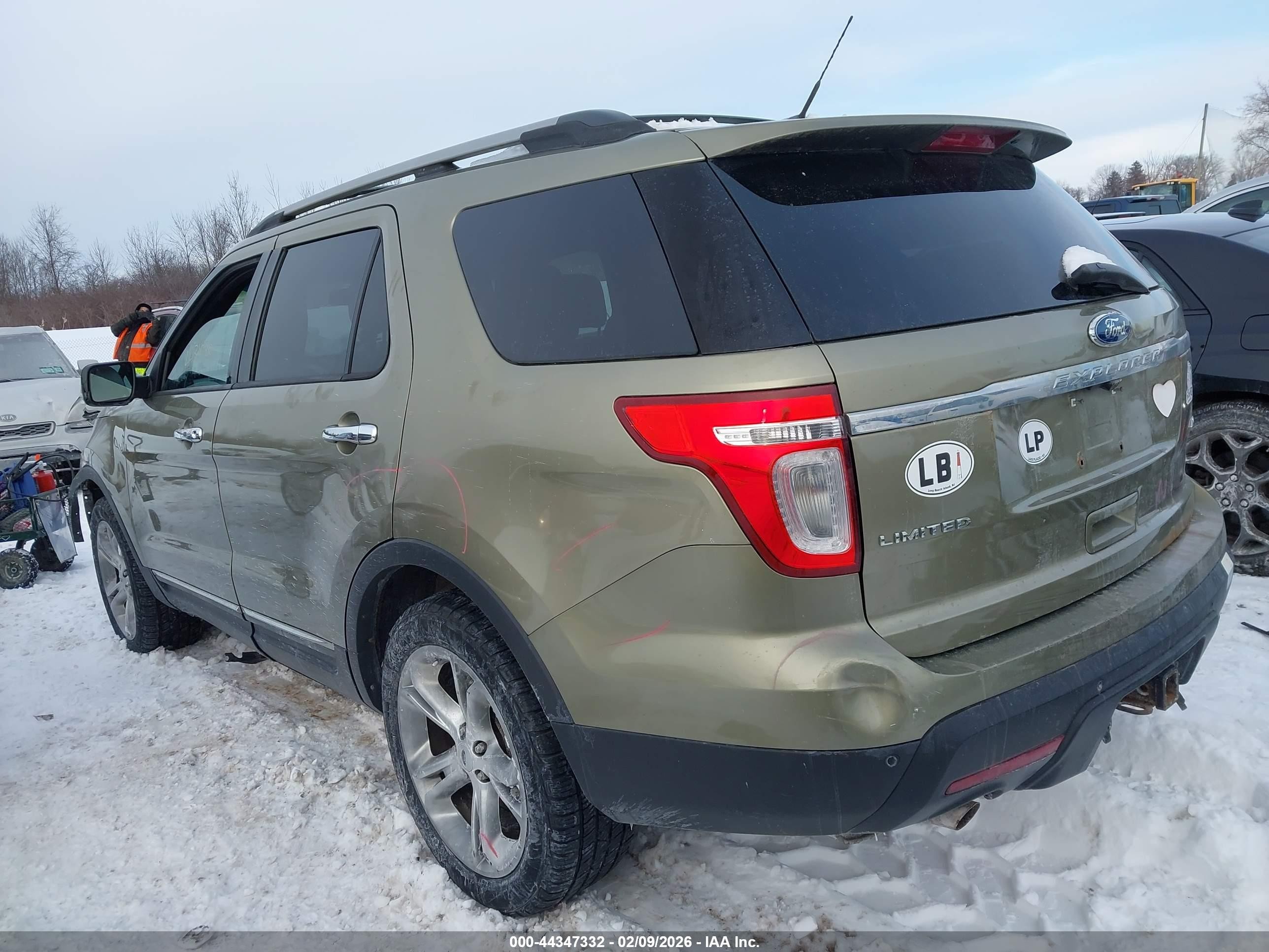 2012 Ford Explorer Limited Green vin: 1FMHK8F84CGA14905
