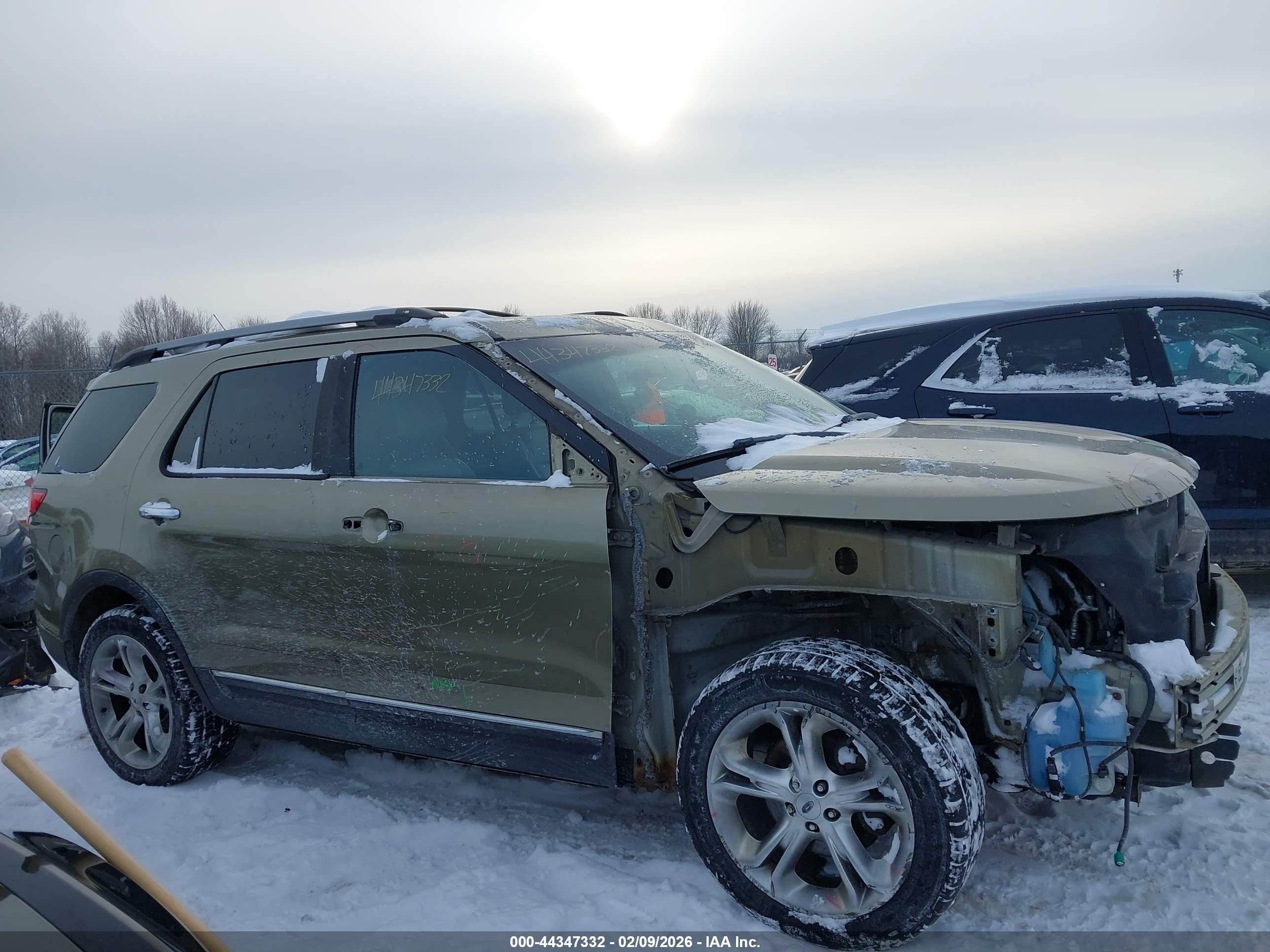 2012 Ford Explorer Limited Green vin: 1FMHK8F84CGA14905