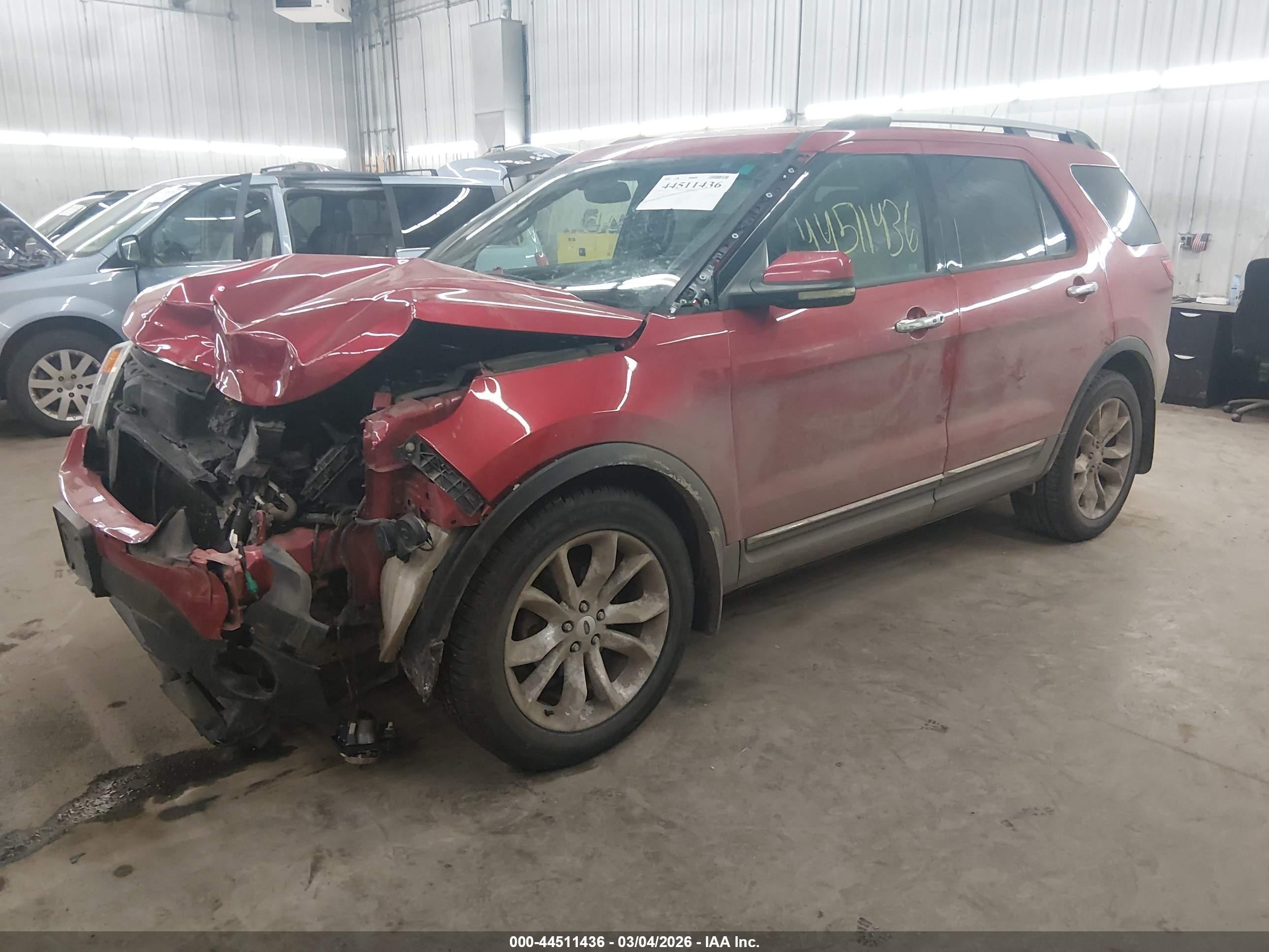 2012 Ford Explorer Limited Red vin: 1FMHK8F84CGA25645