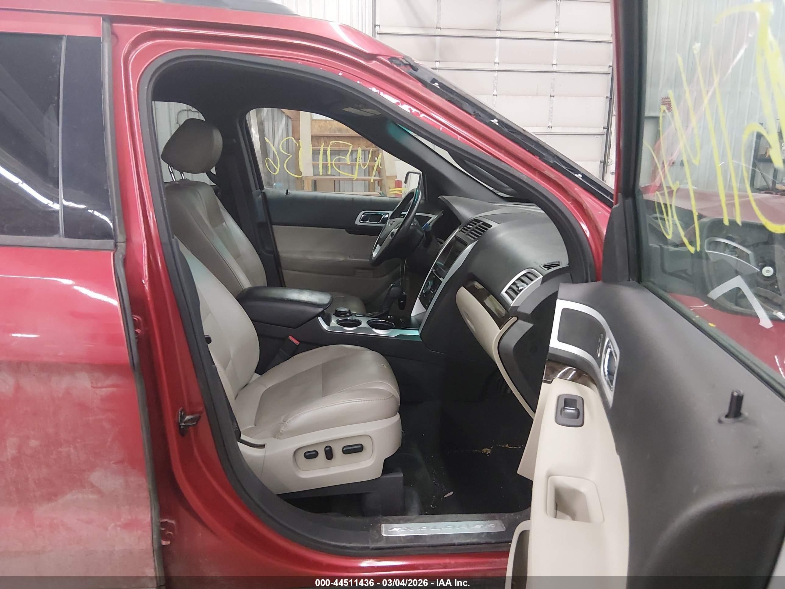 2012 Ford Explorer Limited Red vin: 1FMHK8F84CGA25645