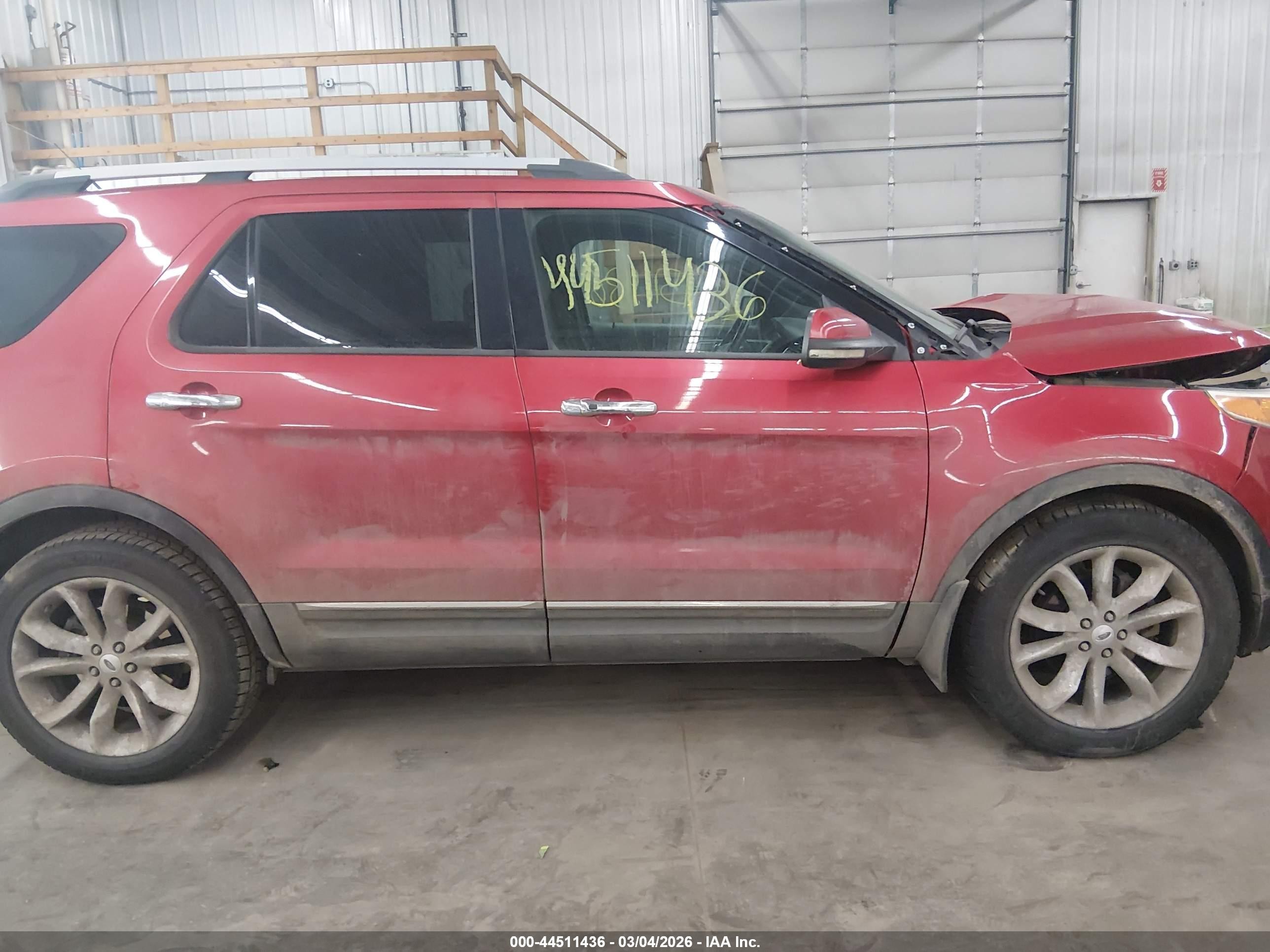 2012 Ford Explorer Limited Red vin: 1FMHK8F84CGA25645