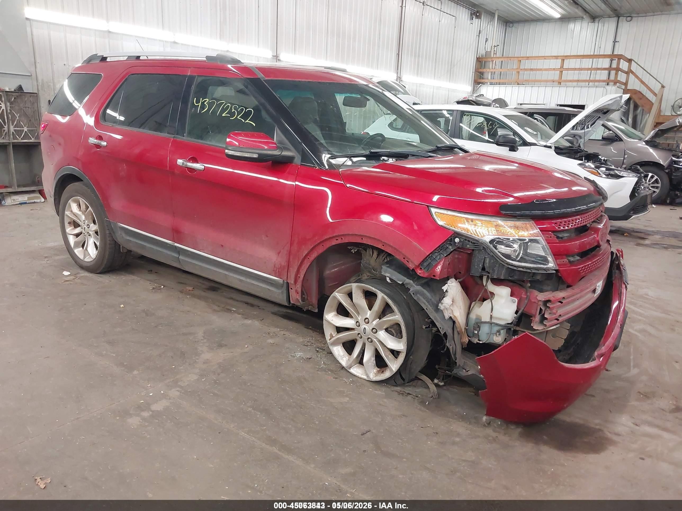 2012 Ford Explorer Limited Red vin: 1FMHK8F84CGA48262