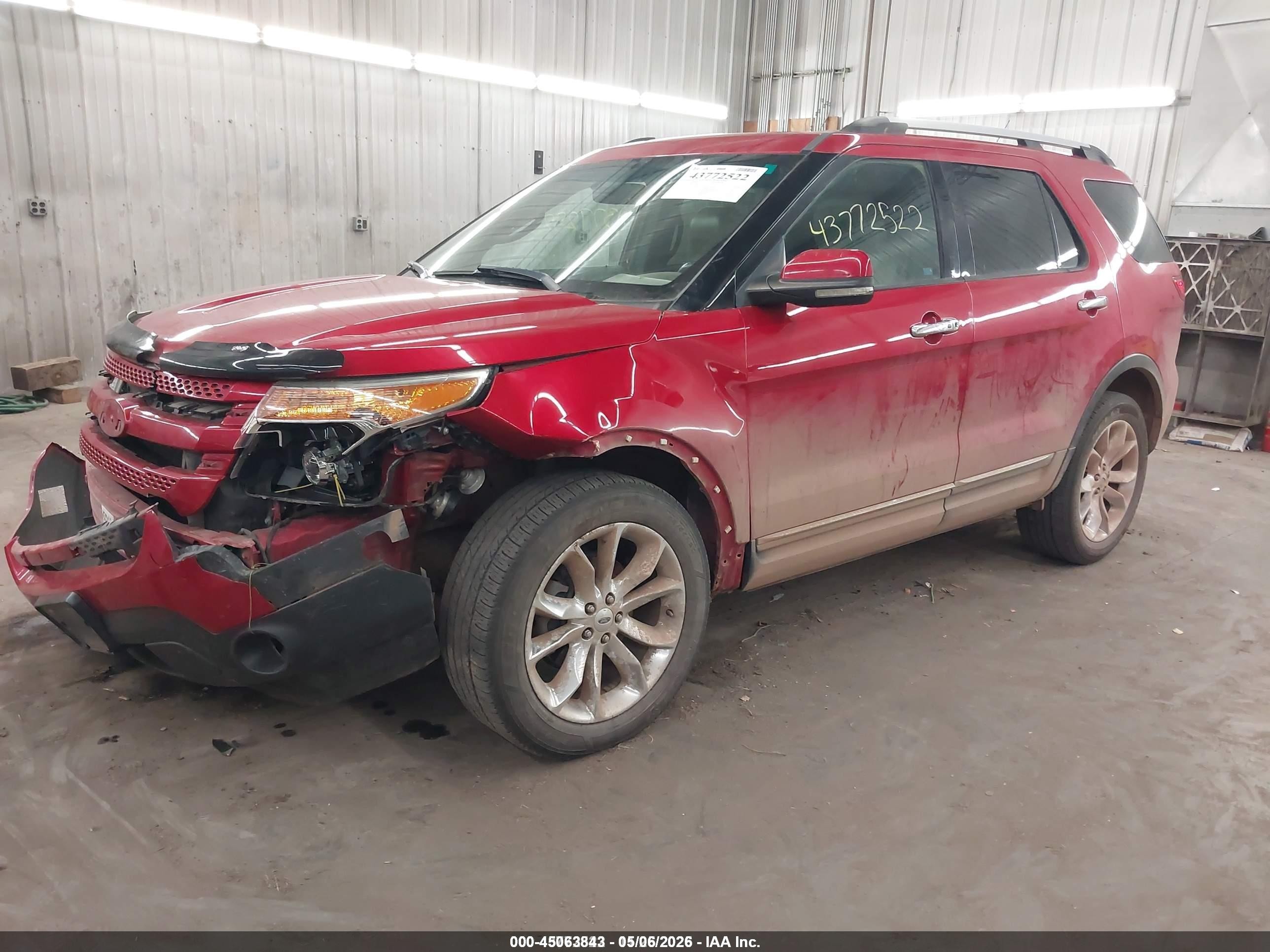 2012 Ford Explorer Limited Red vin: 1FMHK8F84CGA48262