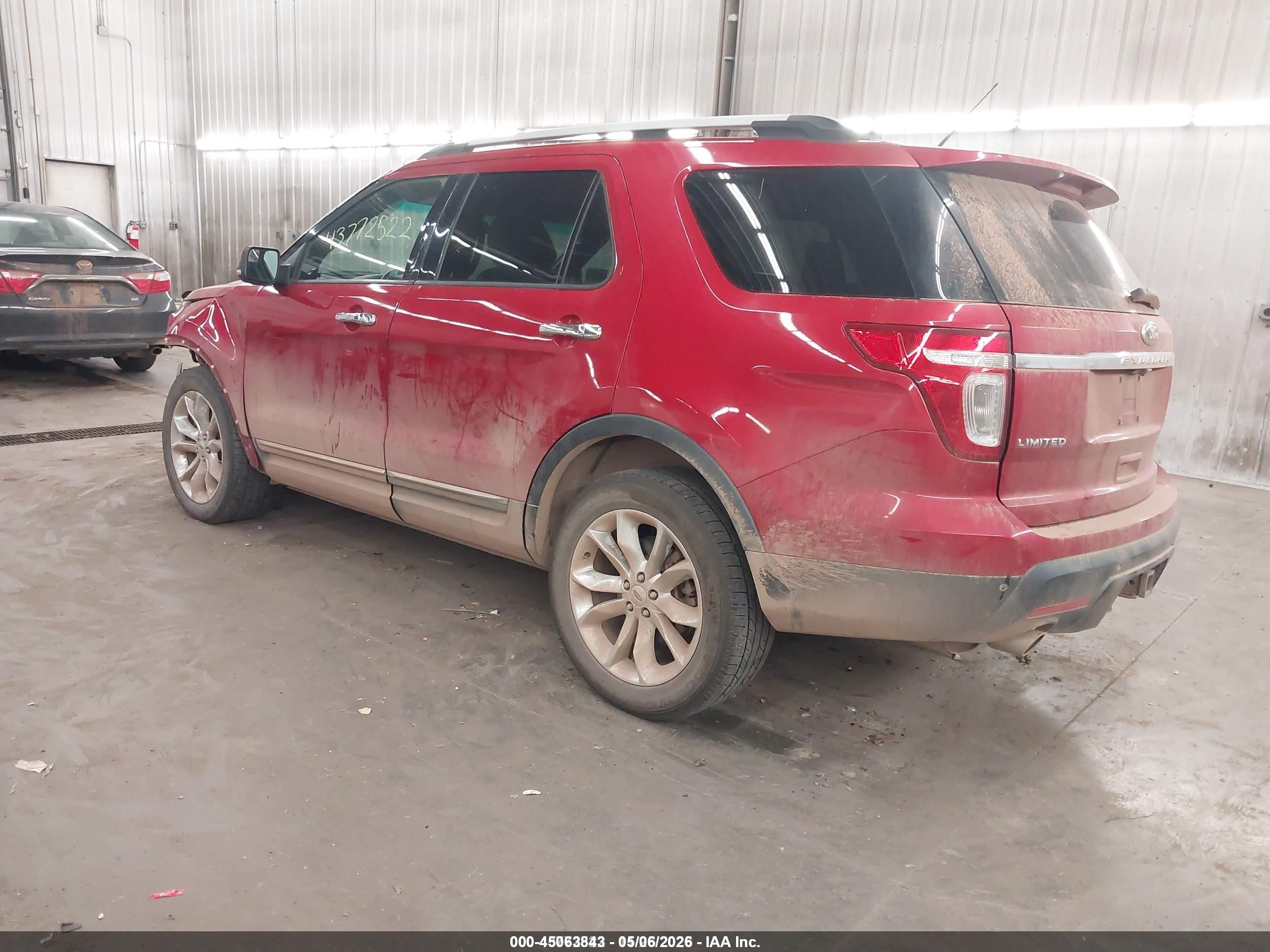 2012 Ford Explorer Limited Red vin: 1FMHK8F84CGA48262