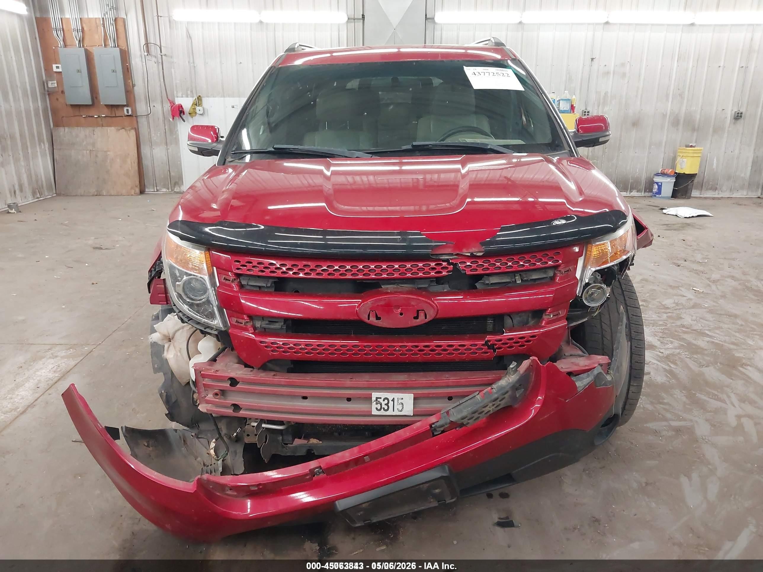 2012 Ford Explorer Limited Red vin: 1FMHK8F84CGA48262