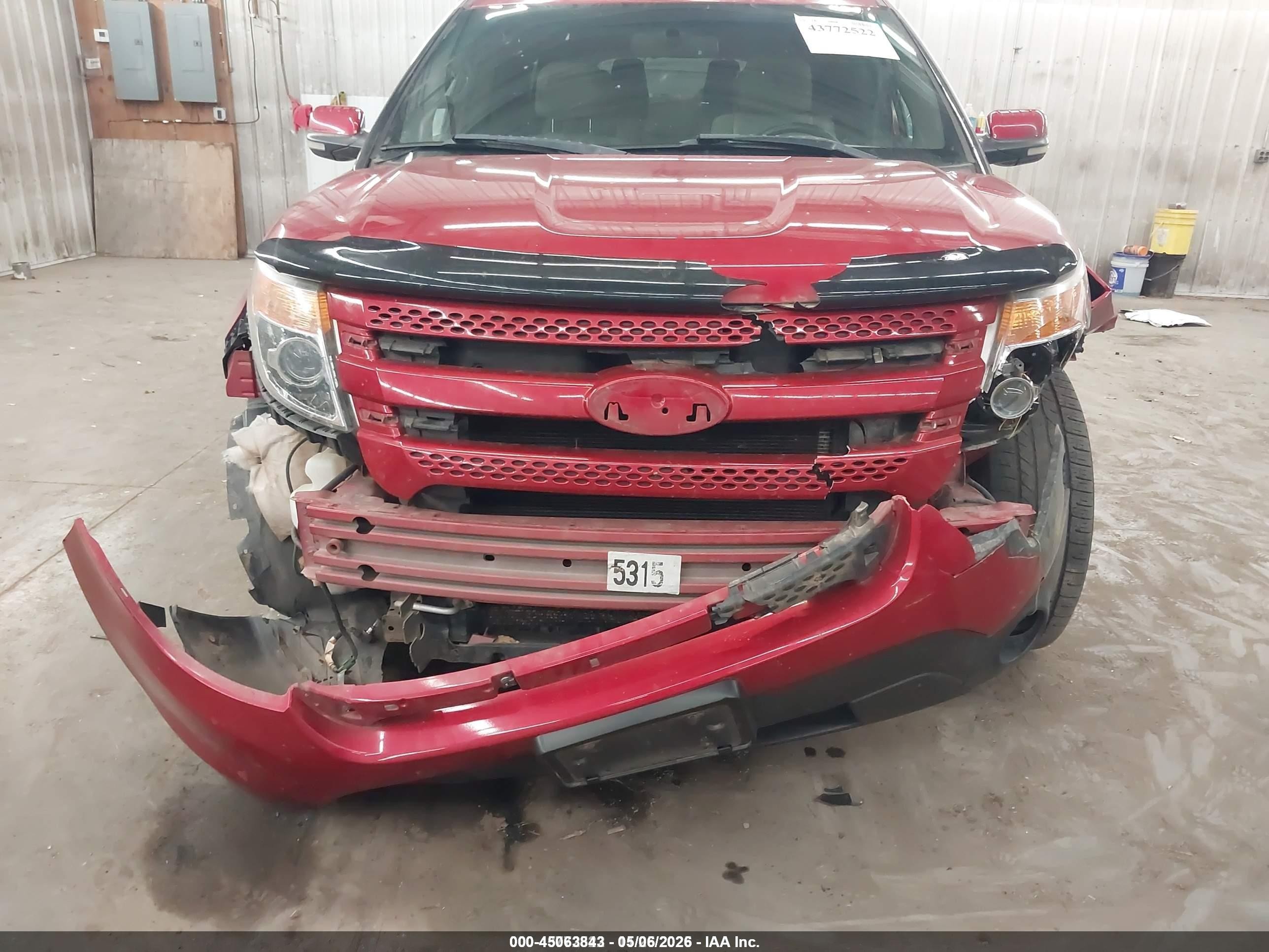 2012 Ford Explorer Limited Red vin: 1FMHK8F84CGA48262