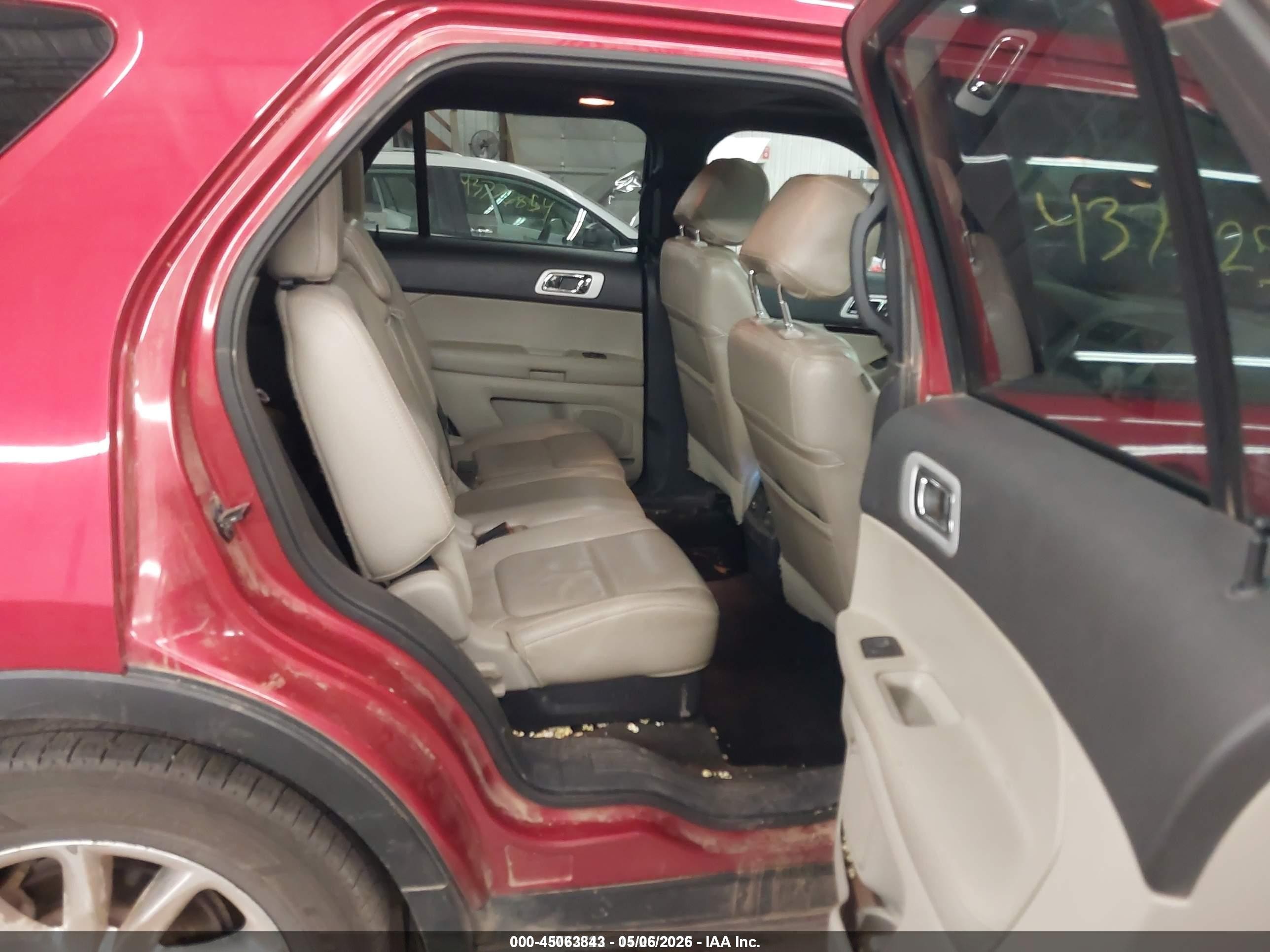 2012 Ford Explorer Limited Red vin: 1FMHK8F84CGA48262