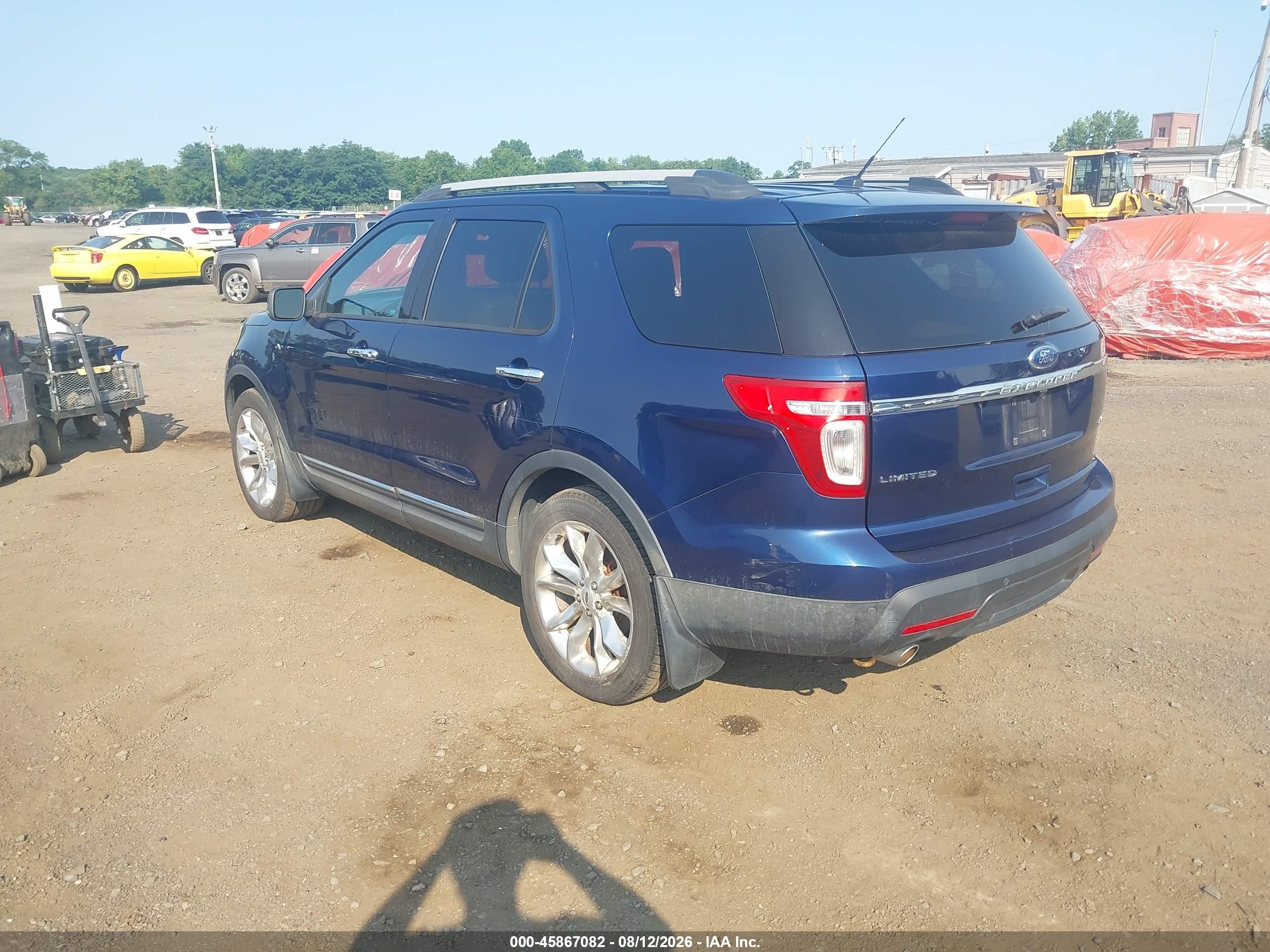 2012 Ford Explorer Limited Blue vin: 1FMHK8F84CGA58581