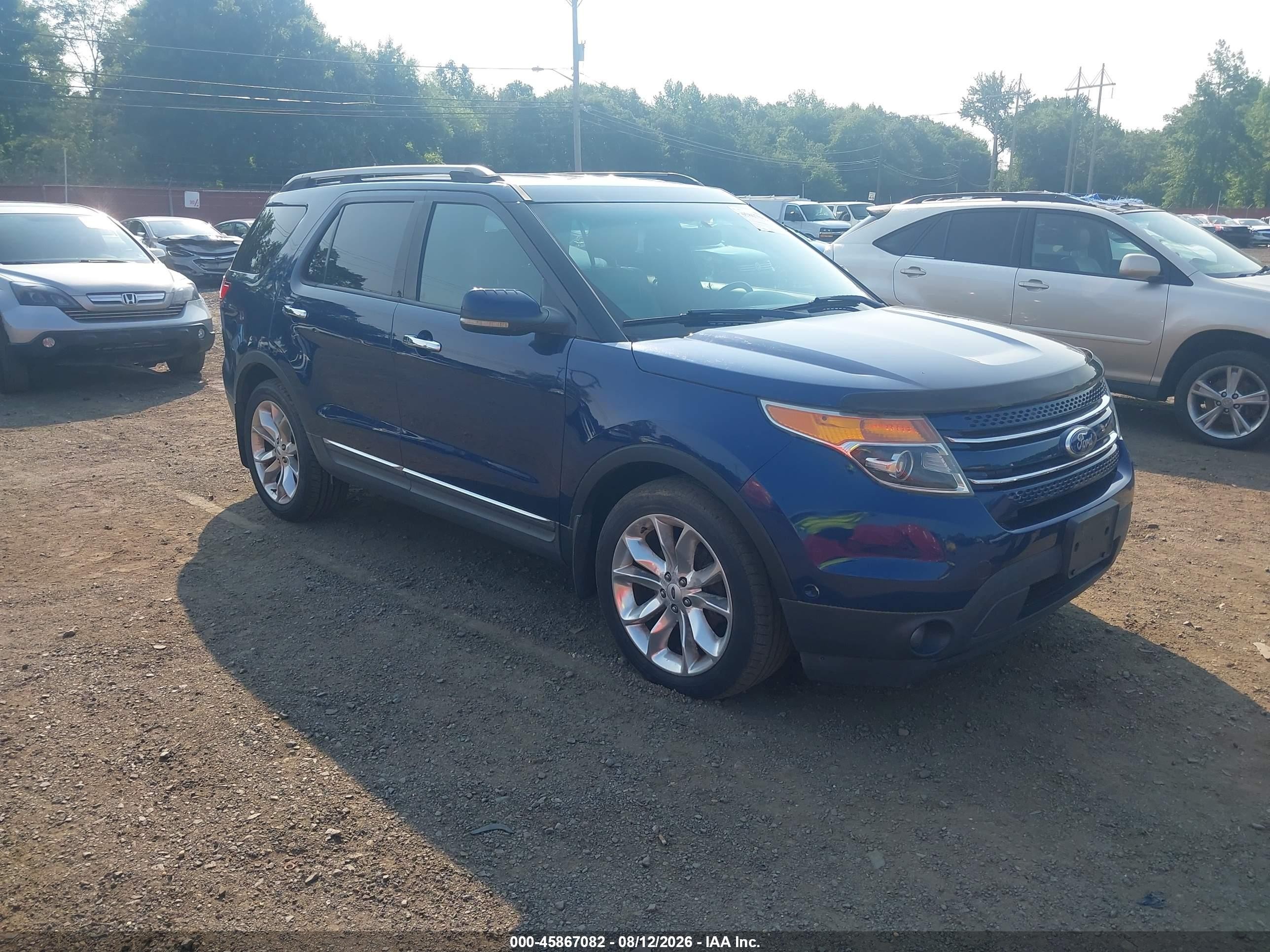 2012 Ford Explorer Limited Blue vin: 1FMHK8F84CGA58581