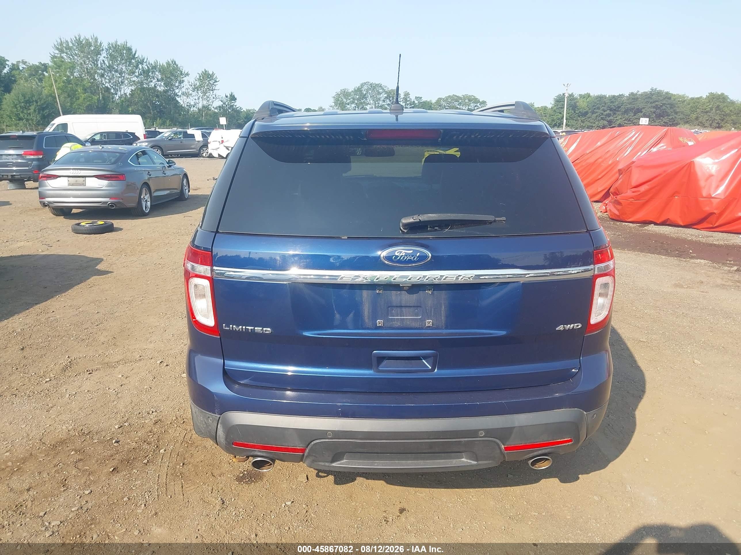 2012 Ford Explorer Limited Blue vin: 1FMHK8F84CGA58581