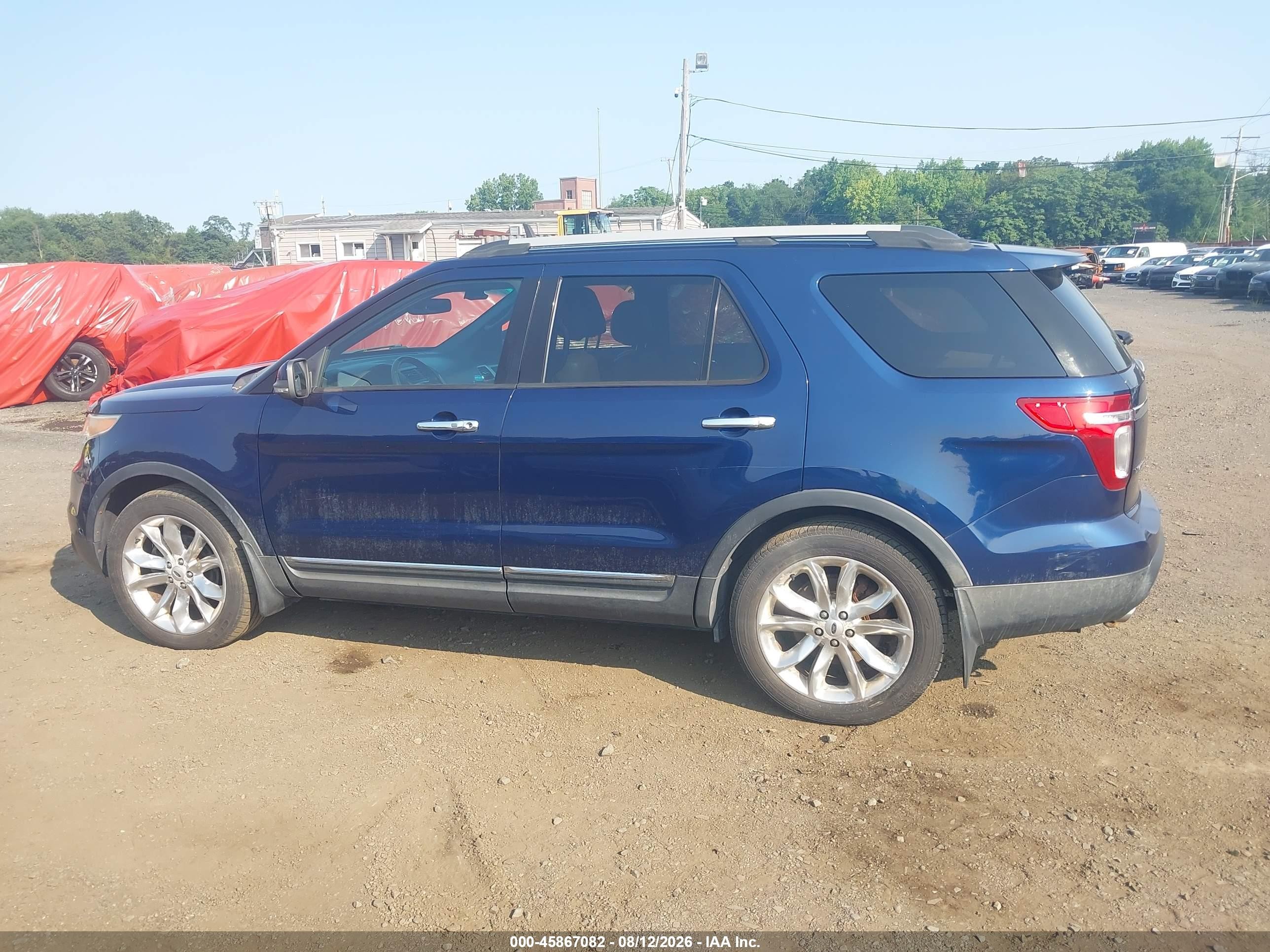 2012 Ford Explorer Limited Blue vin: 1FMHK8F84CGA58581