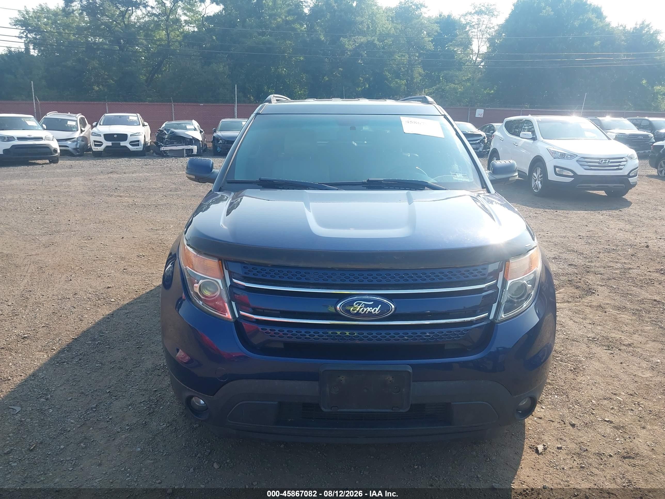 2012 Ford Explorer Limited Blue vin: 1FMHK8F84CGA58581