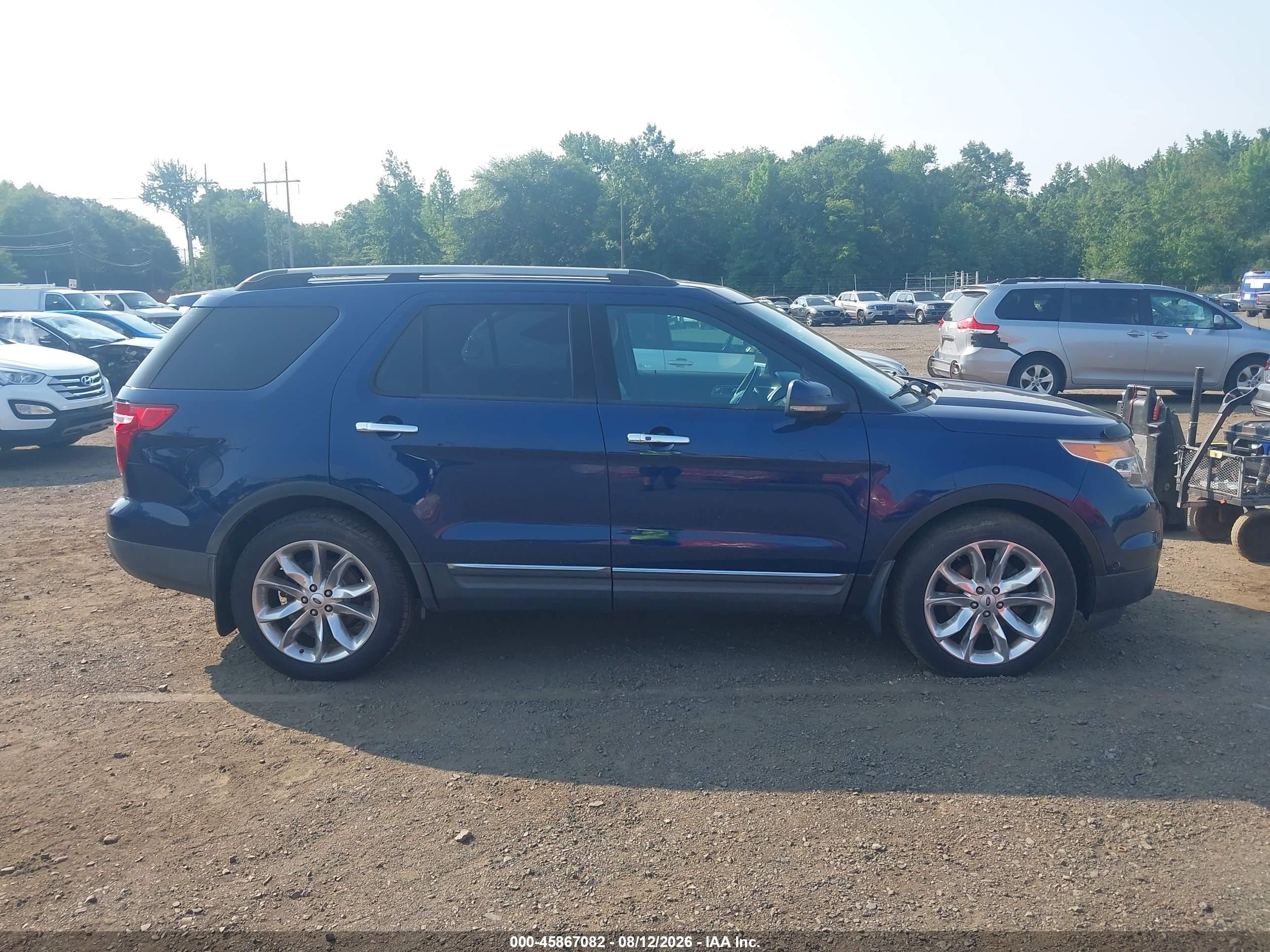 2012 Ford Explorer Limited Blue vin: 1FMHK8F84CGA58581