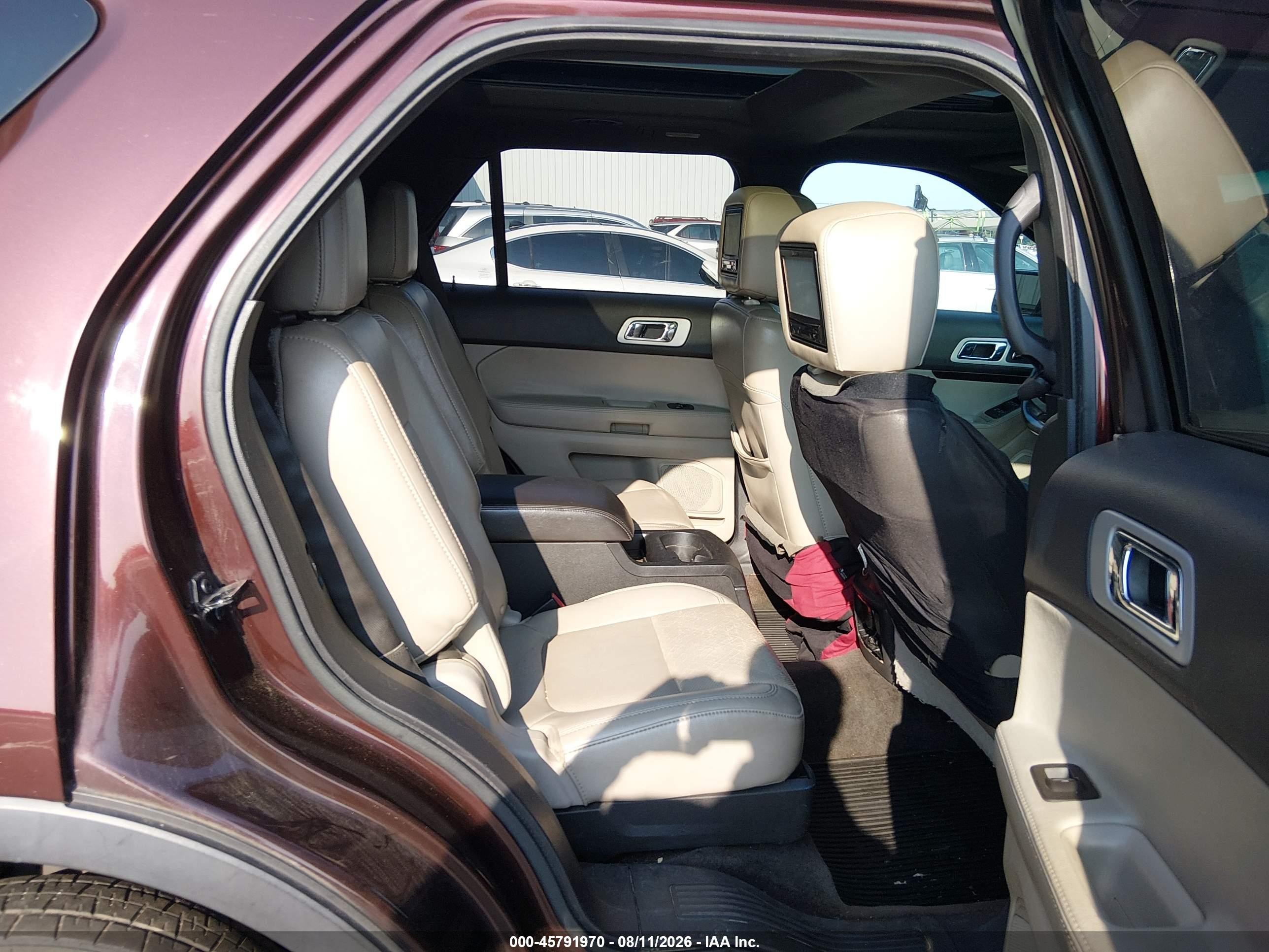 2012 Ford Explorer Limited Burgundy vin: 1FMHK8F84CGA59004