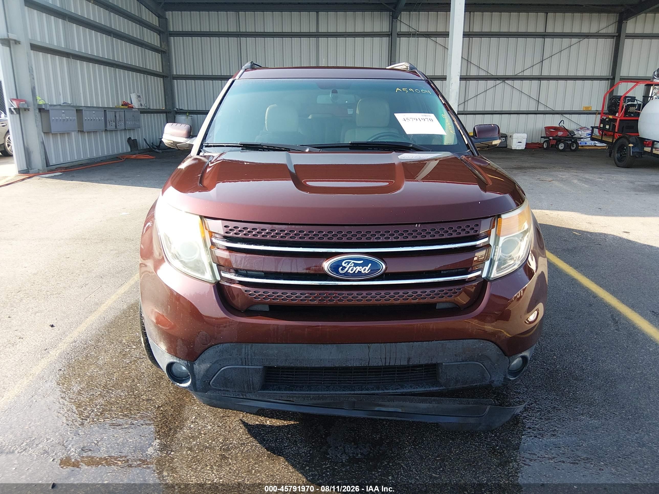 2012 Ford Explorer Limited Burgundy vin: 1FMHK8F84CGA59004